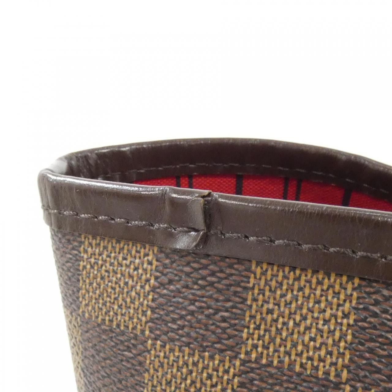 Louis Vuitton Louis Vuitton Louis Vuitton Neverfull Damier Bag Textile Tote Bag N51105 DUTY FREE for USA Size ONE SIZE - 4 Thumbnail