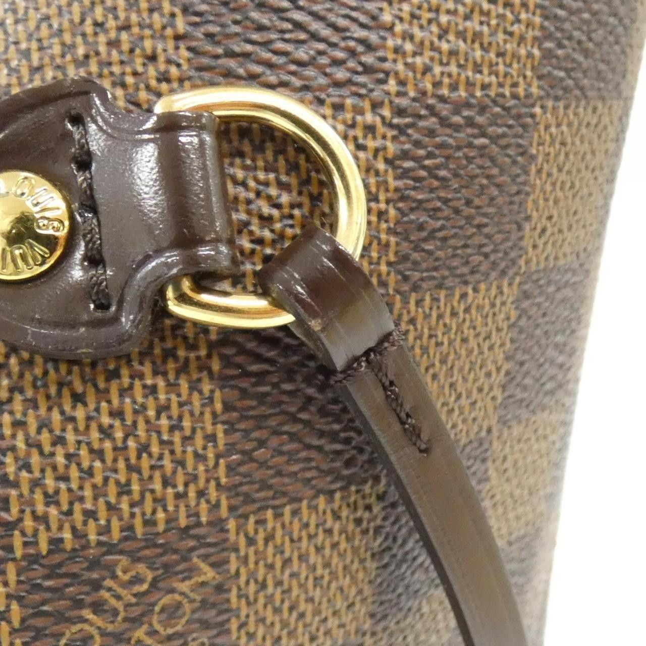 Louis Vuitton Louis Vuitton Louis Vuitton Neverfull Damier Bag Textile Tote Bag N51105 DUTY FREE for USA Size ONE SIZE - 5 Thumbnail