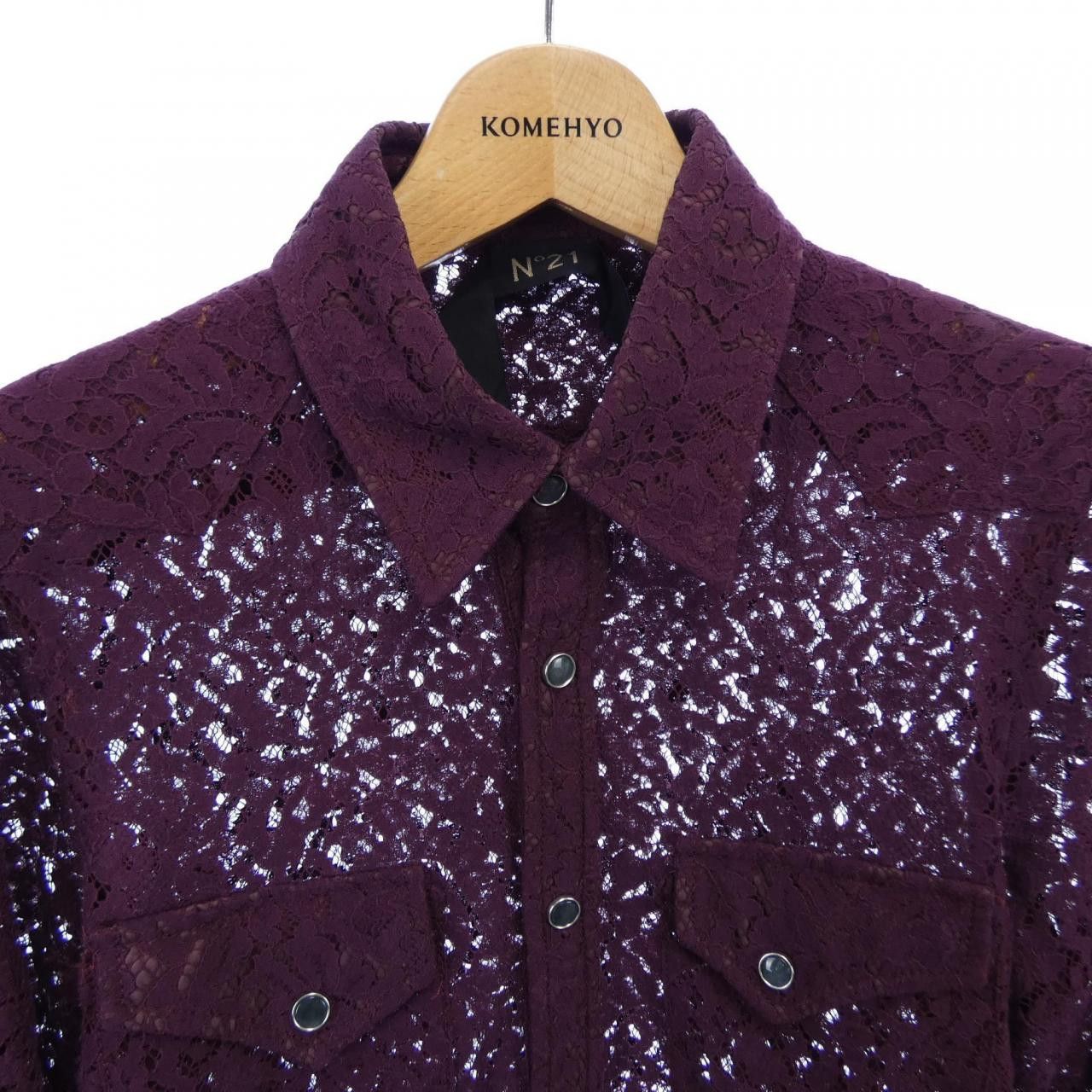 Other Other N°21 Cotton Shirt Textile Dress Shirt P16IN1M0G0174123 DUTY FREE for USA Size ONE SIZE - 5 Thumbnail