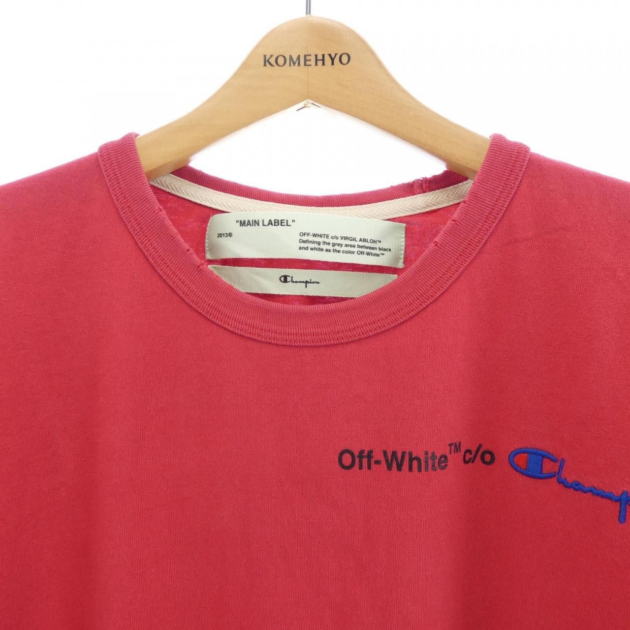 Off-White Off-White Off-White T Shirt Textile T-Shirts CHAMPION DUTY FREE for USA Size ONE SIZE - 5 Thumbnail