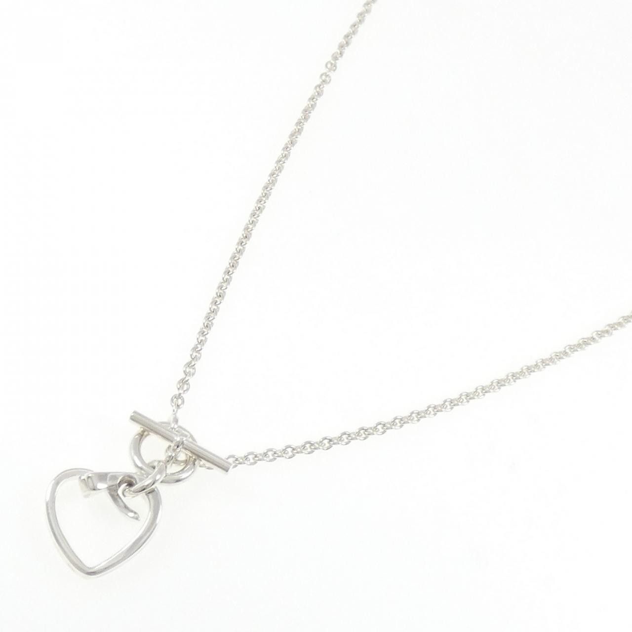Hermes Hermes Hermes 925 Silver Necklace Precious Metal Necklace DUTY FREE for USA Size ONE SIZE - 2 Thumbnail