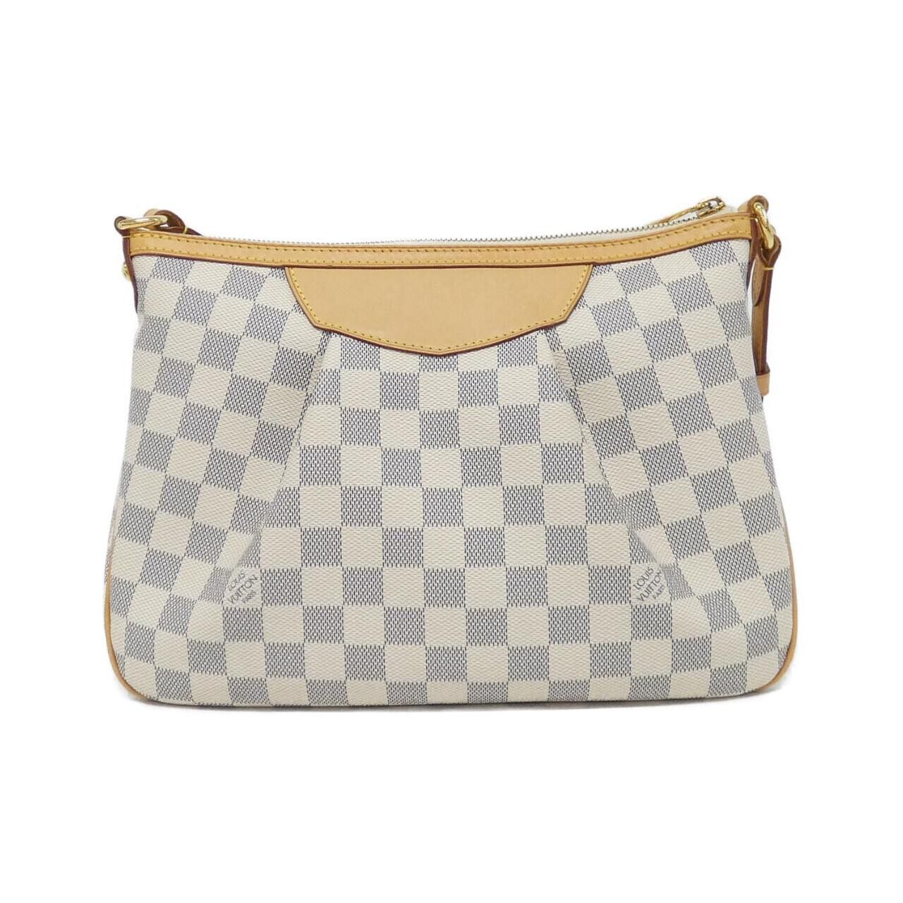 Louis Vuitton Louis Vuitton Louis Vuitton Siracusa Damier Azur Shoulder Bag Textile Shoulder Bag N41113 DUTY FREE for USA Size ONE SIZE - 2 Thumbnail