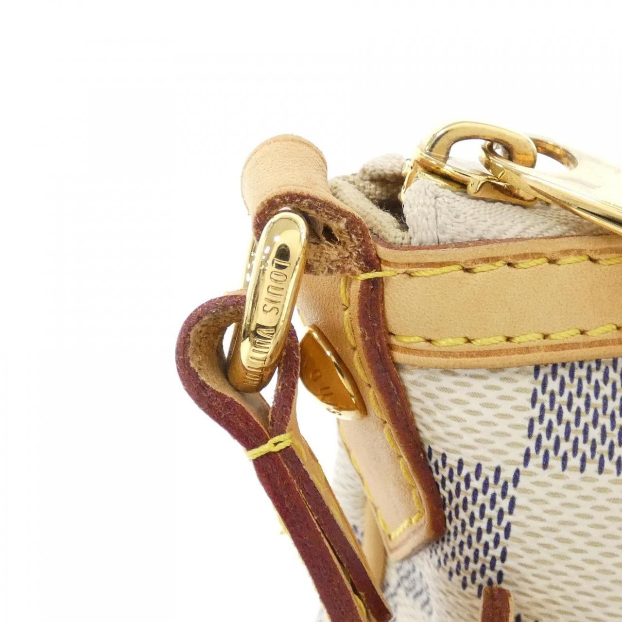 Louis Vuitton Louis Vuitton Louis Vuitton Siracusa Damier Azur Shoulder Bag Textile Shoulder Bag N41113 DUTY FREE for USA Size ONE SIZE - 5 Thumbnail