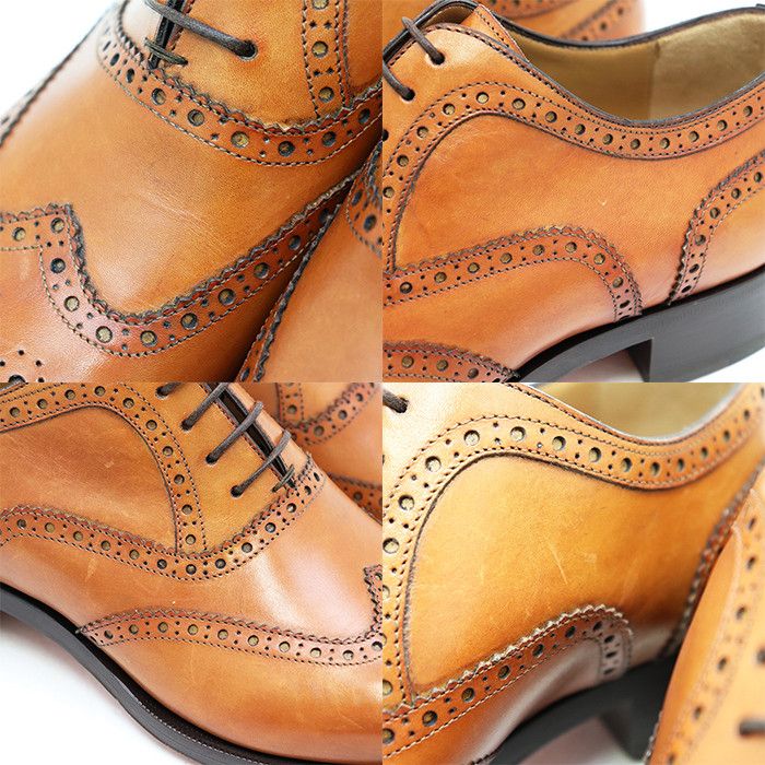 Christian Louboutin Christian Louboutin Christian Louboutin Leather Wingtip Brogue Boots Leather Shoes DUTY FREE for USA Size ONE SIZE - 5 Thumbnail