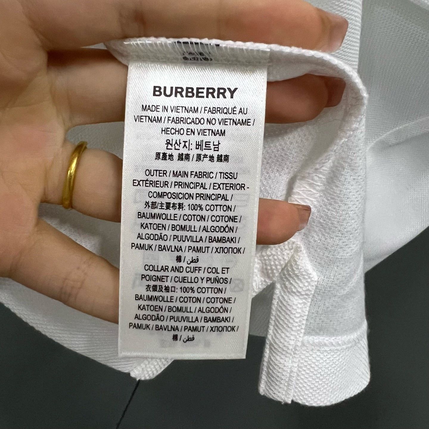 Burberry Burberry Embroidered White Polo xs Men Size US XS / EU 42 / 0 - 4 Thumbnail