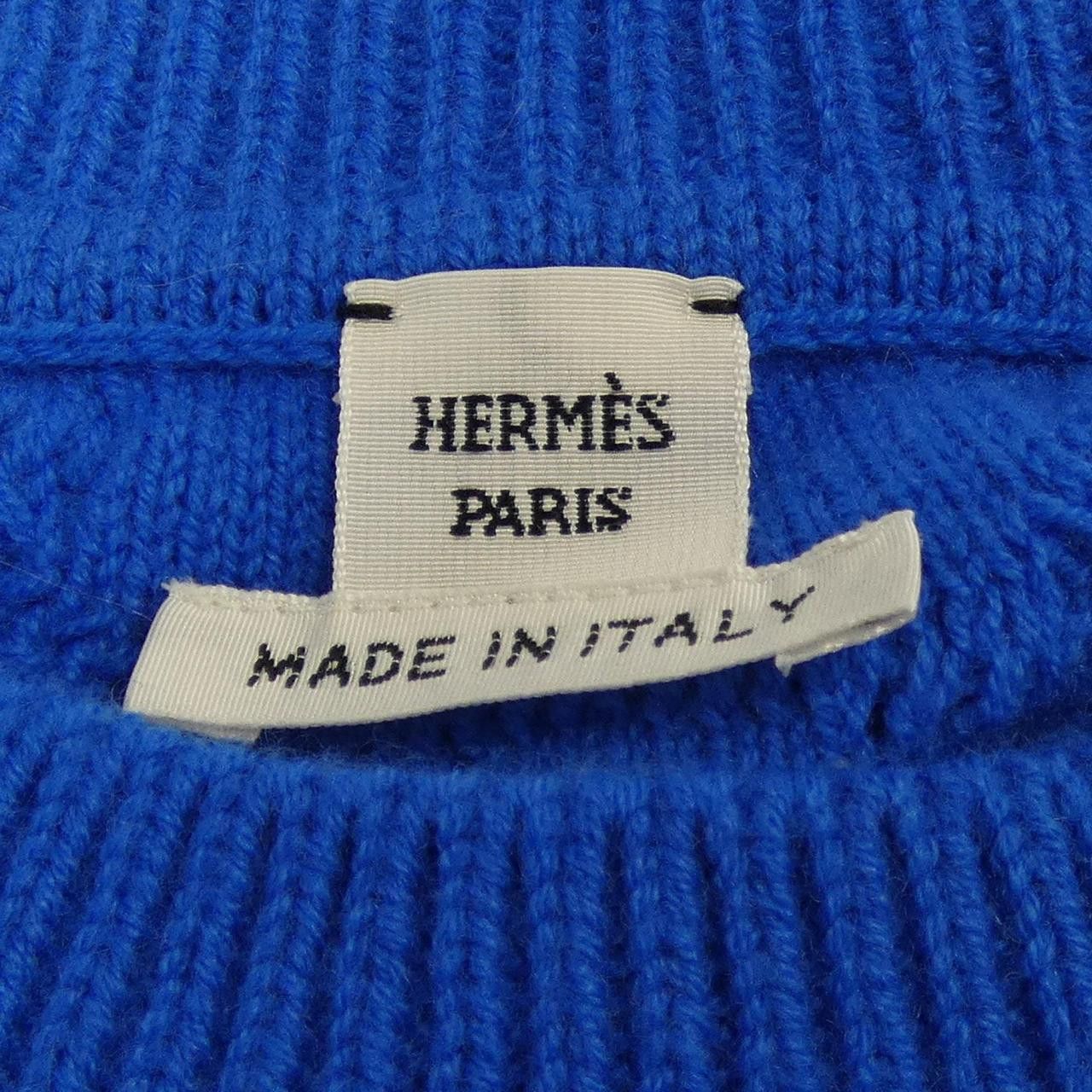 Hermes Hermes Hermes PROMENADE DU MATIN Cashmere blend Knit Textile Tops DUTY FREE for USA Size ONE SIZE - 4 Thumbnail