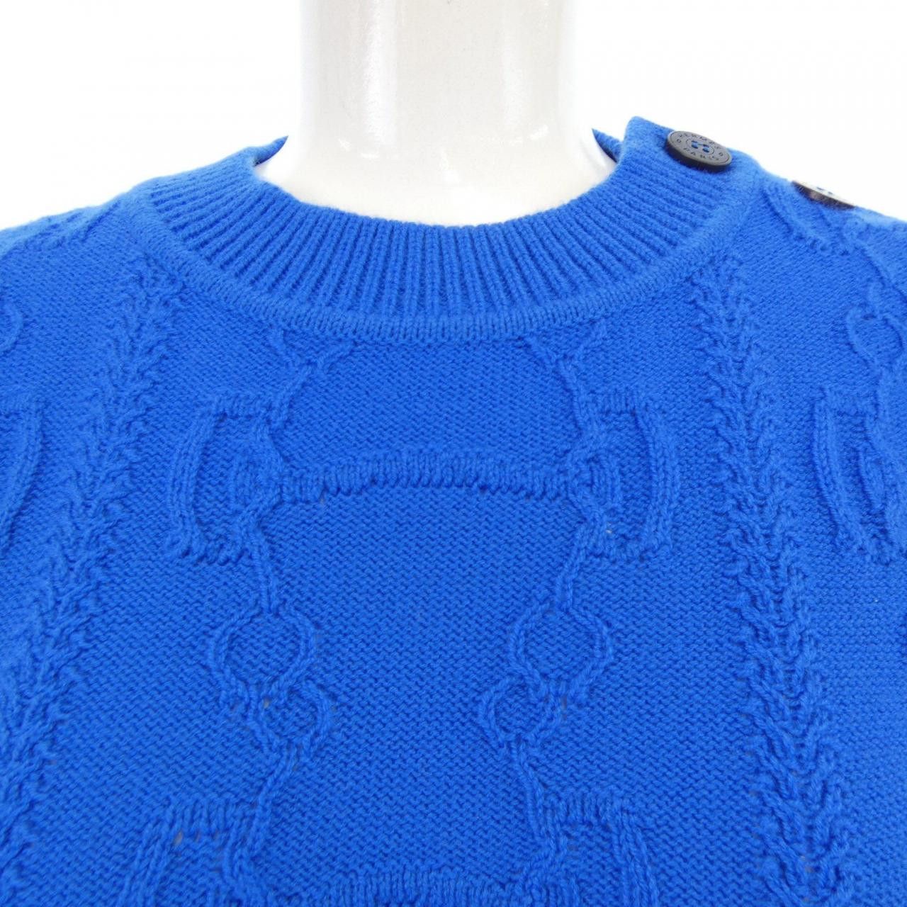 Hermes Hermes Hermes PROMENADE DU MATIN Cashmere blend Knit Textile Tops DUTY FREE for USA Size ONE SIZE - 5 Thumbnail