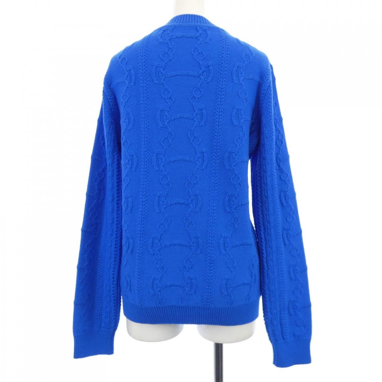 Hermes Hermes Hermes PROMENADE DU MATIN Cashmere blend Knit Textile Tops DUTY FREE for USA Size ONE SIZE - 2 Thumbnail