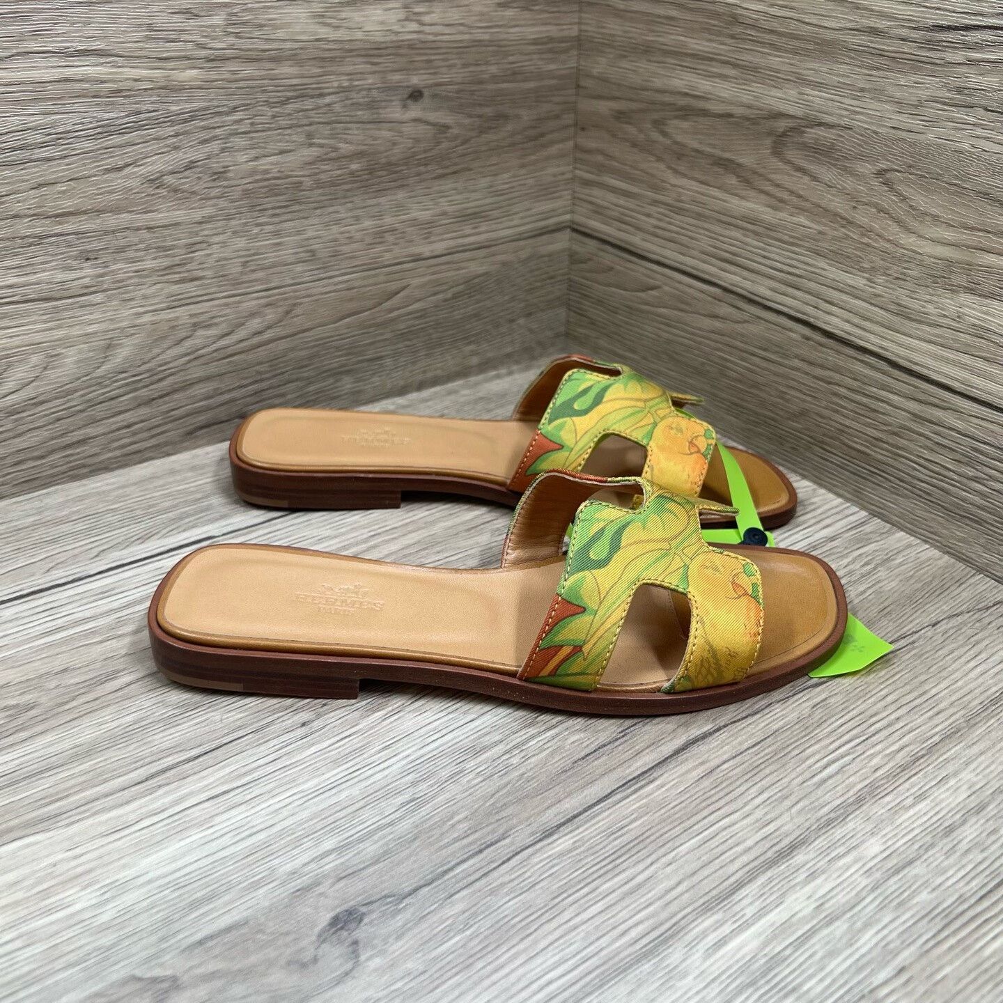 Hermes Hermes Yellow Sandals us_6 Women Size US 6 / IT 36 - 3 Thumbnail