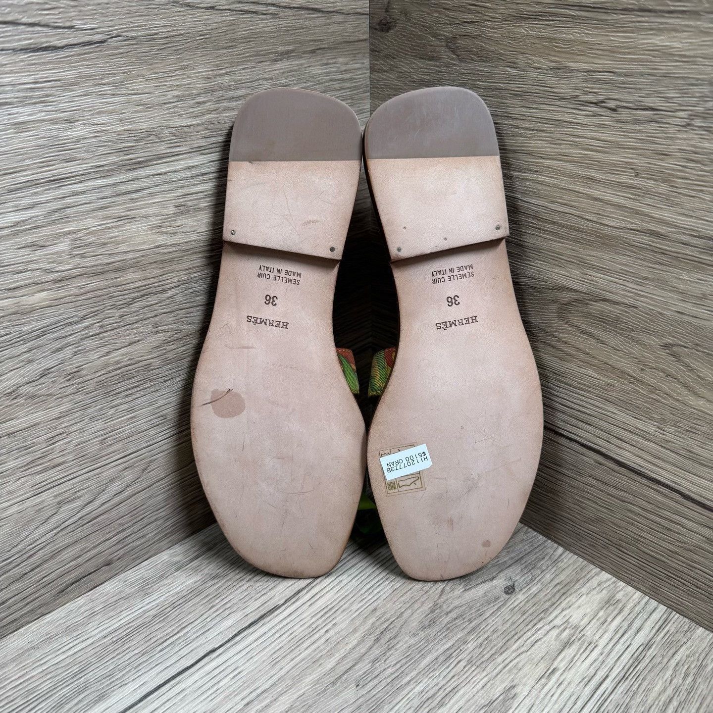 Hermes Hermes Yellow Sandals us_6 Women Size US 6 / IT 36 - 5 Thumbnail