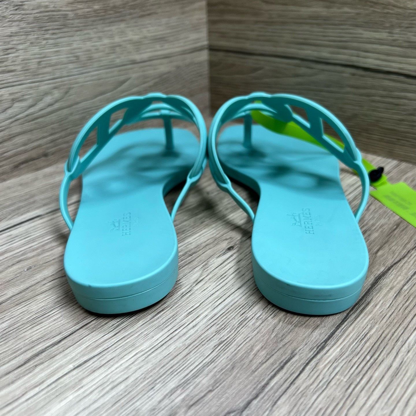 Hermes Hermes Green Sandals us_7 Women Size US 7 / IT 37 - 5 Thumbnail