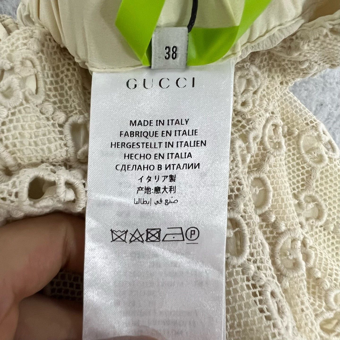 Gucci Gucci Embroidered Beige Pants 38 Women Size 38" / US 16 / IT 52 - 4 Thumbnail