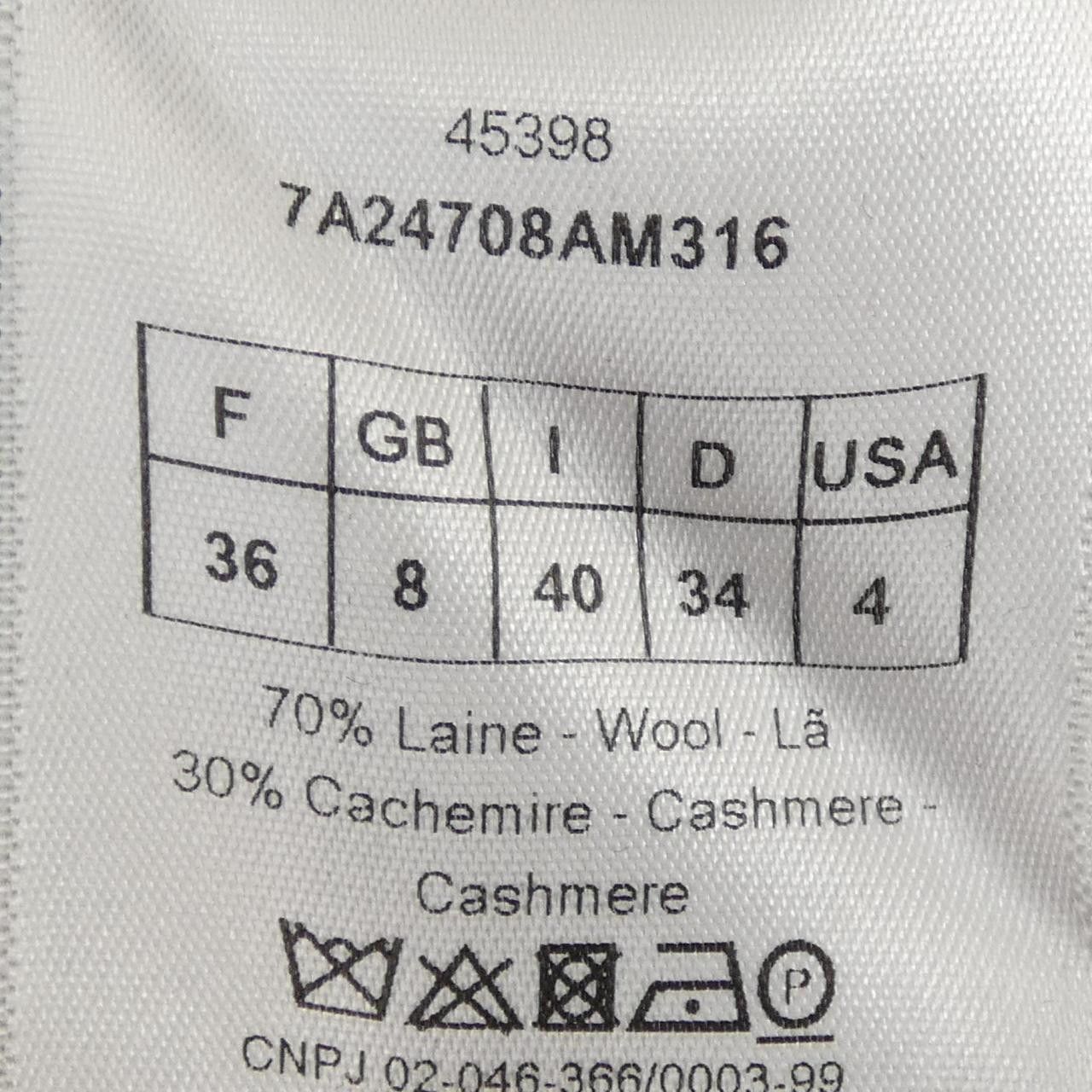 Dior Dior Christian Dior Cashmere Blend Knit Textile Tops 7A24708A316 DUTY FREE for USA Size ONE SIZE - 3 Thumbnail