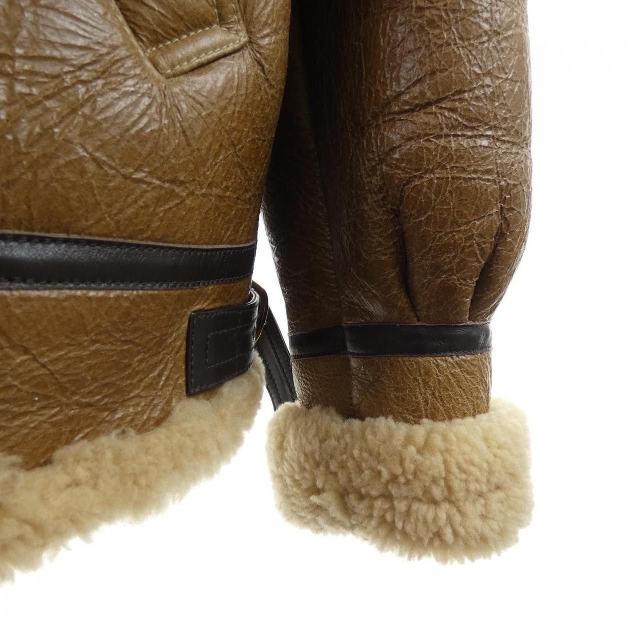 Celine Celine CELINE Shearling Jacket Fur Outerwear 2E453721G DUTY FREE for USA Size ONE SIZE - 6 Thumbnail