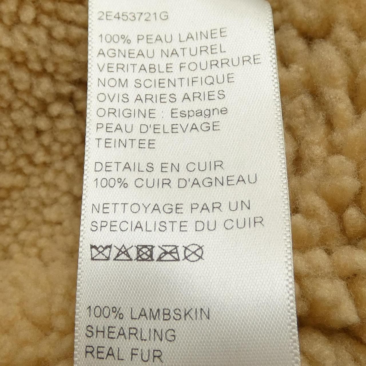 Celine Celine CELINE Shearling Jacket Fur Outerwear 2E453721G DUTY FREE for USA Size ONE SIZE - 3 Thumbnail