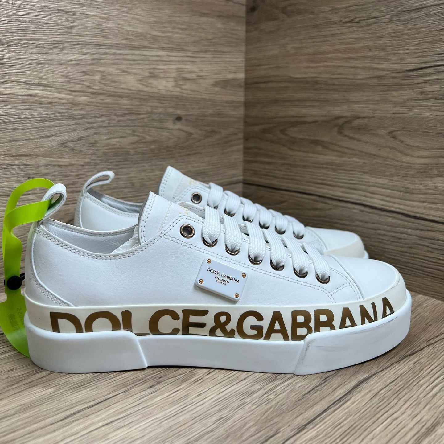 Dolce & Gabbana Dolce & Gabbana Retro Gold Lowtop Sneakers us_6-5 Women Size US 6.5 / IT 36.5 - 3 Thumbnail