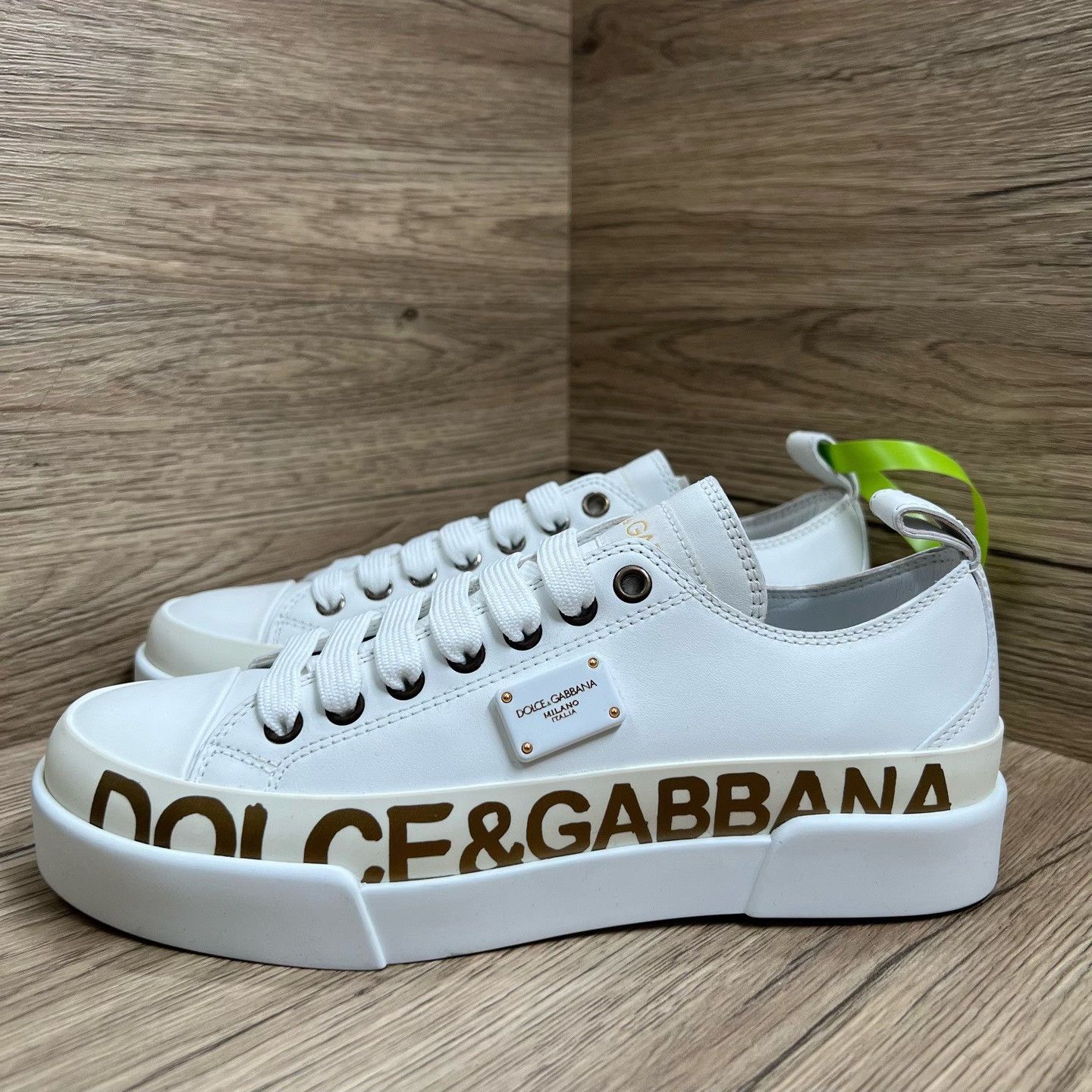 Dolce & Gabbana Dolce & Gabbana Retro Gold Lowtop Sneakers us_6-5 Women Size US 6.5 / IT 36.5 - 2 Thumbnail