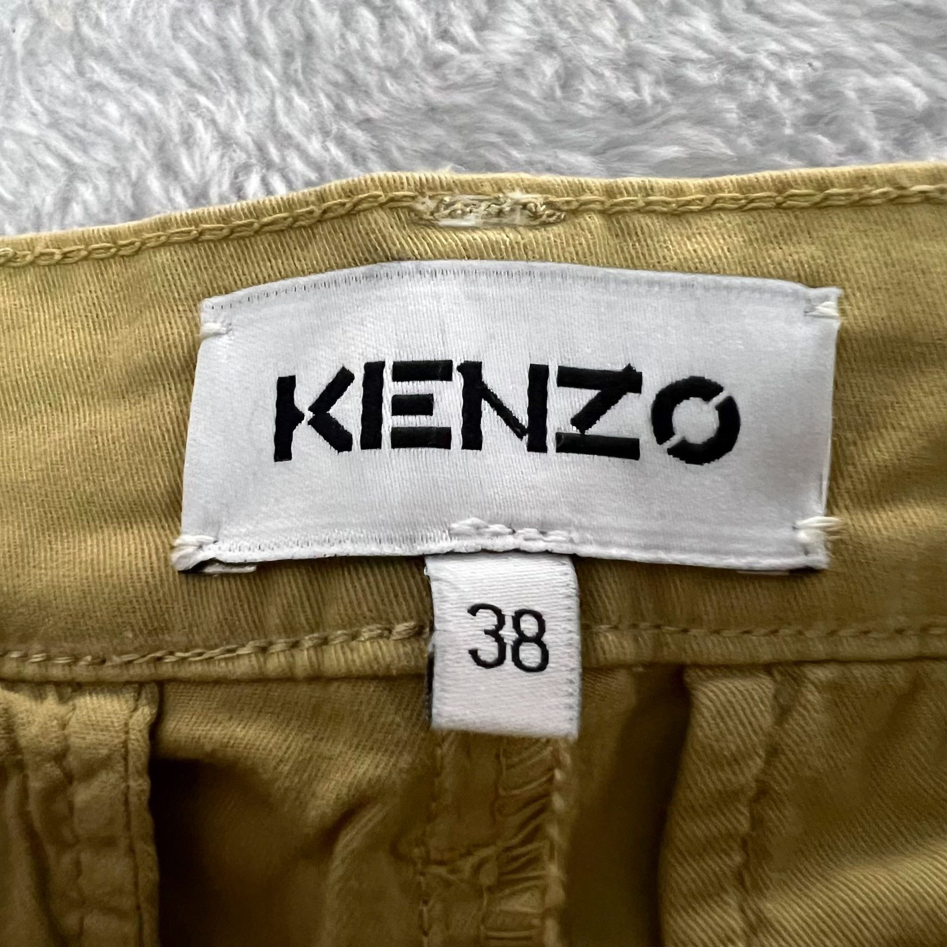 Kenzo Kenzo Straight Beige Pants 38 Women Size 38" / US 16 / IT 52 - 3 Thumbnail