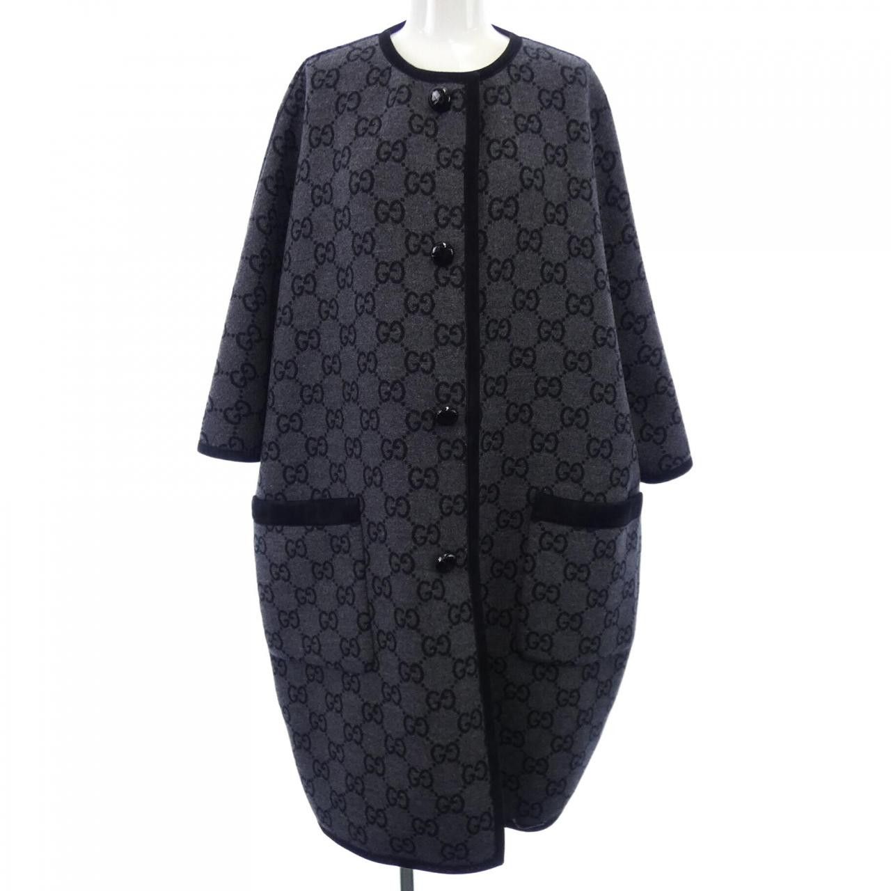 Gucci Gucci Gucci GG Pattern Reversible Coat Textile Outerwear 715717Z8A4V DUTY FREE for USA Size ONE SIZE - 7 Thumbnail