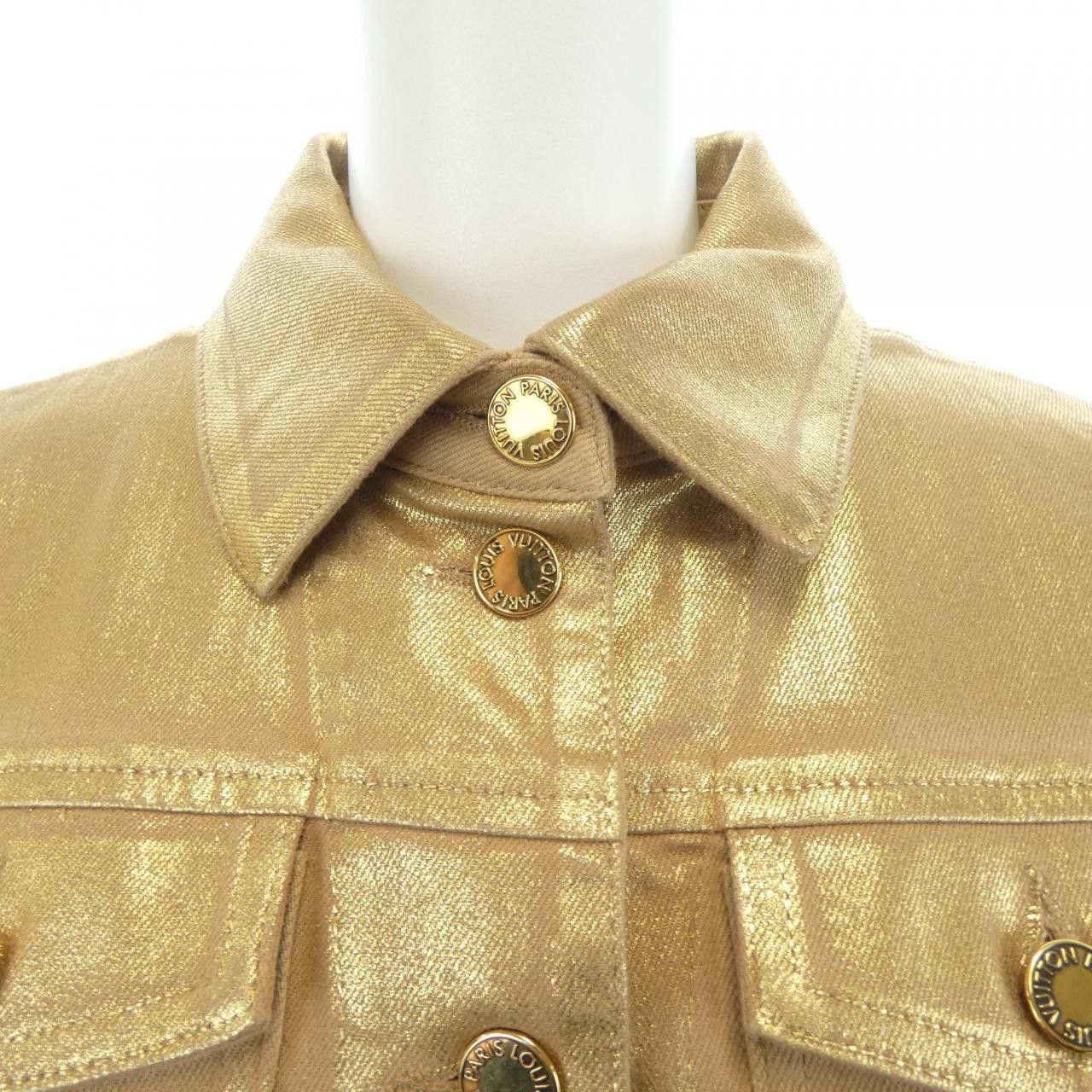 Louis Vuitton Louis Vuitton Louis Vuitton Metallic Jacket Textile Outerwear F2JA04B6G DUTY FREE for USA Size ONE SIZE - 5 Thumbnail