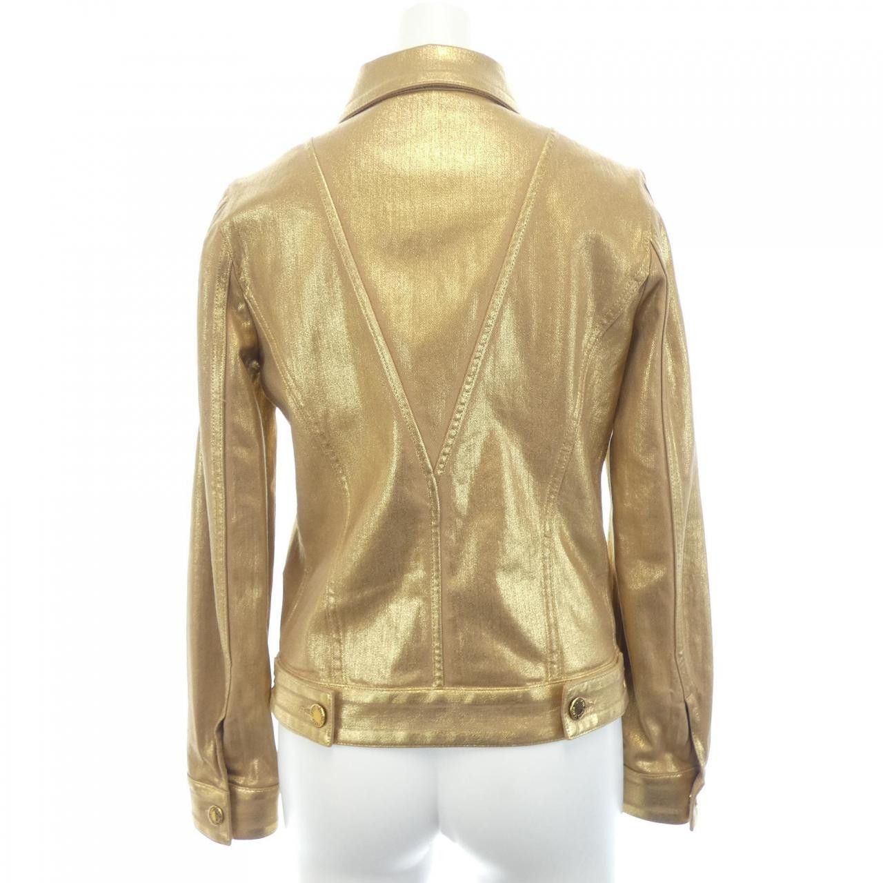 Louis Vuitton Louis Vuitton Louis Vuitton Metallic Jacket Textile Outerwear F2JA04B6G DUTY FREE for USA Size ONE SIZE - 2 Thumbnail