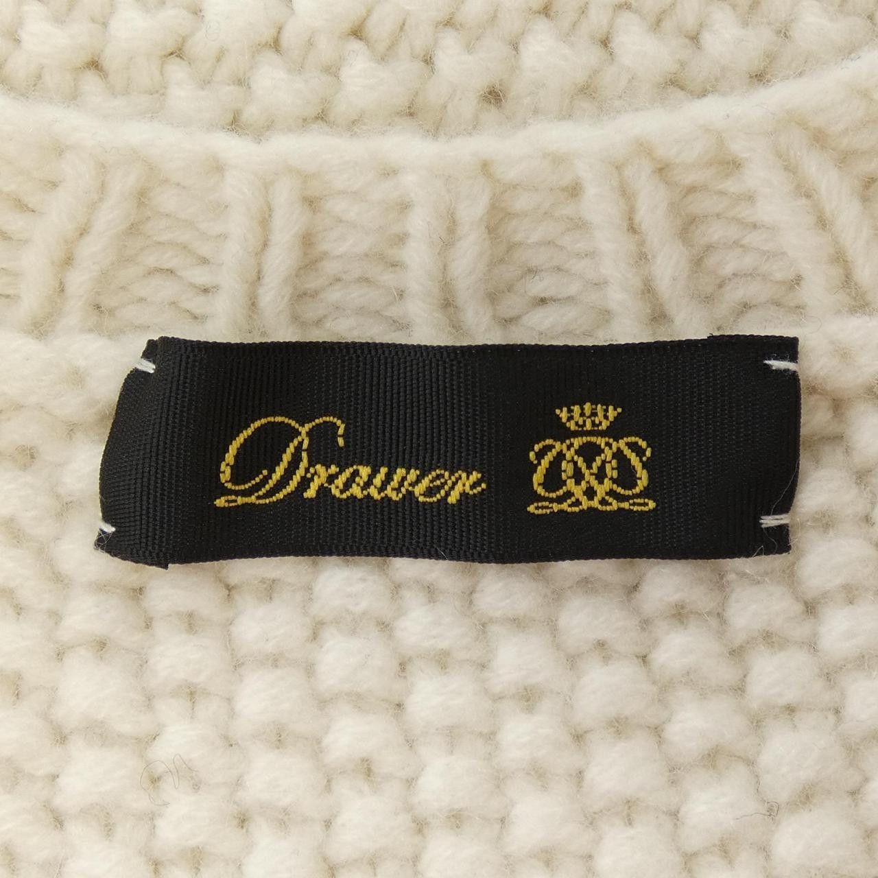 Other Other Drawer Cashmere Blend Knit Textile Tops 6513-199-1008 DUTY FREE for USA Size ONE SIZE - 4 Thumbnail