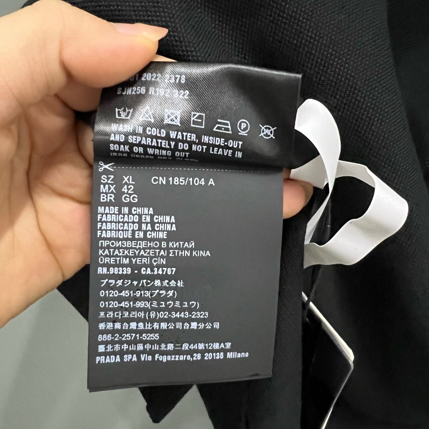 Prada Prada Black Polo xl Men Size US XL / EU 56 / 4 - 5 Thumbnail