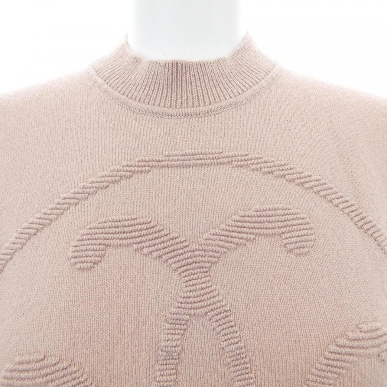 Hermes Hermes Hermes H Lift Cashmere Knitwear Textile Tops DUTY FREE for USA Size ONE SIZE - 5 Thumbnail