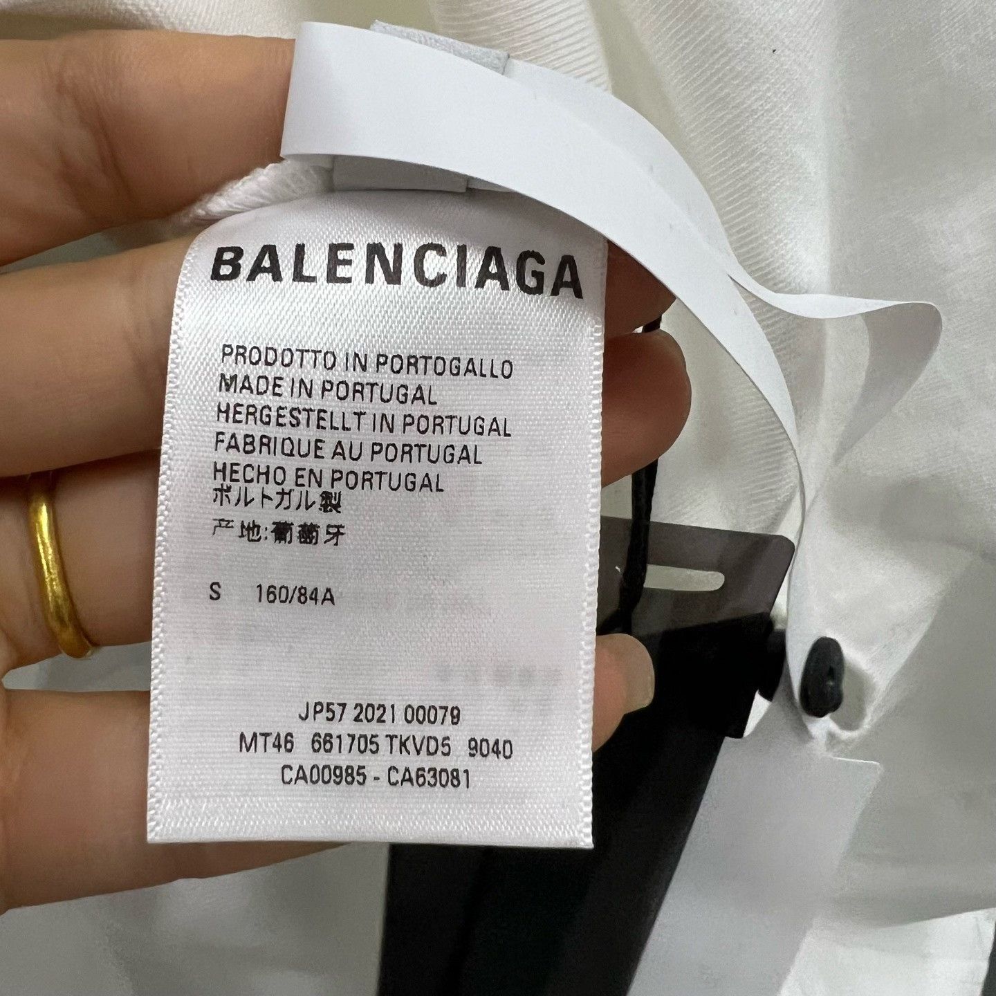 Balenciaga Balenciaga Retro White T-Shirt S Women Size S / US 4 / IT 40 - 5 Thumbnail