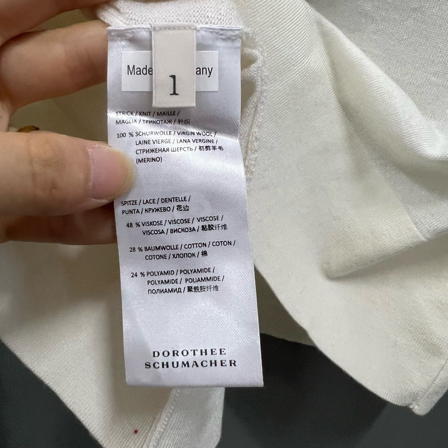 DOROTHEE SCHUMACHER Dorothee Schumacher White T-Shirt it_36 Women Size XS / US 0-2 / IT 36-38 - 3 Thumbnail