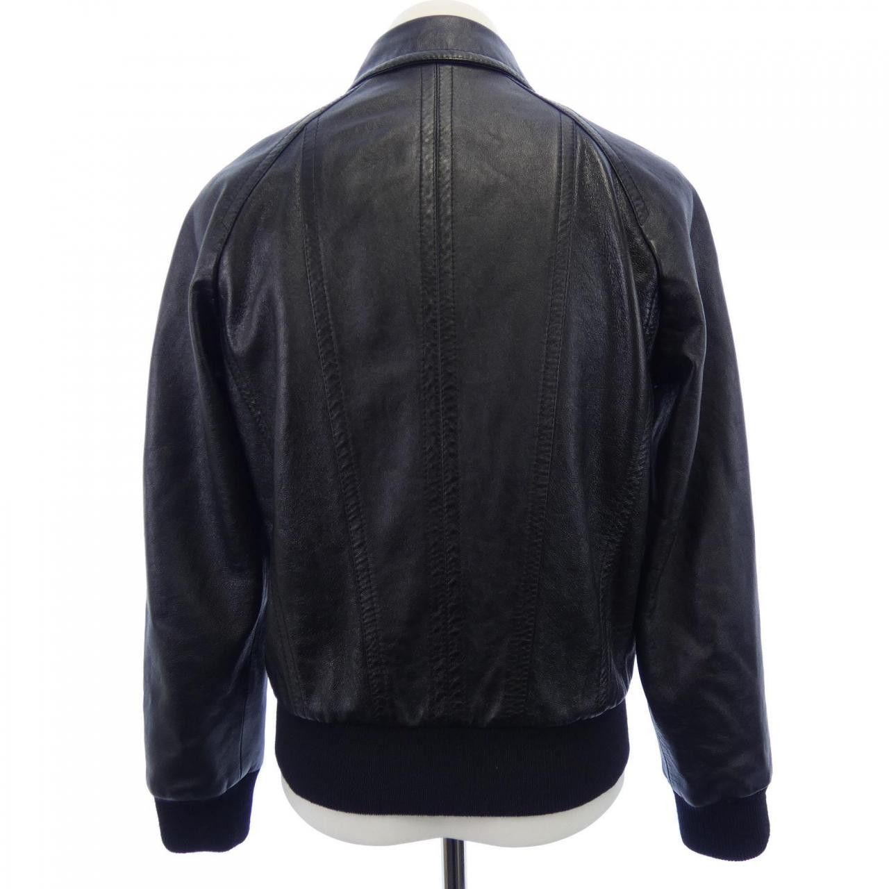 Celine Celine CELINE Cutout Leather Jacket Leather Outerwear 2EF32280D DUTY FREE for USA Size ONE SIZE - 2 Thumbnail