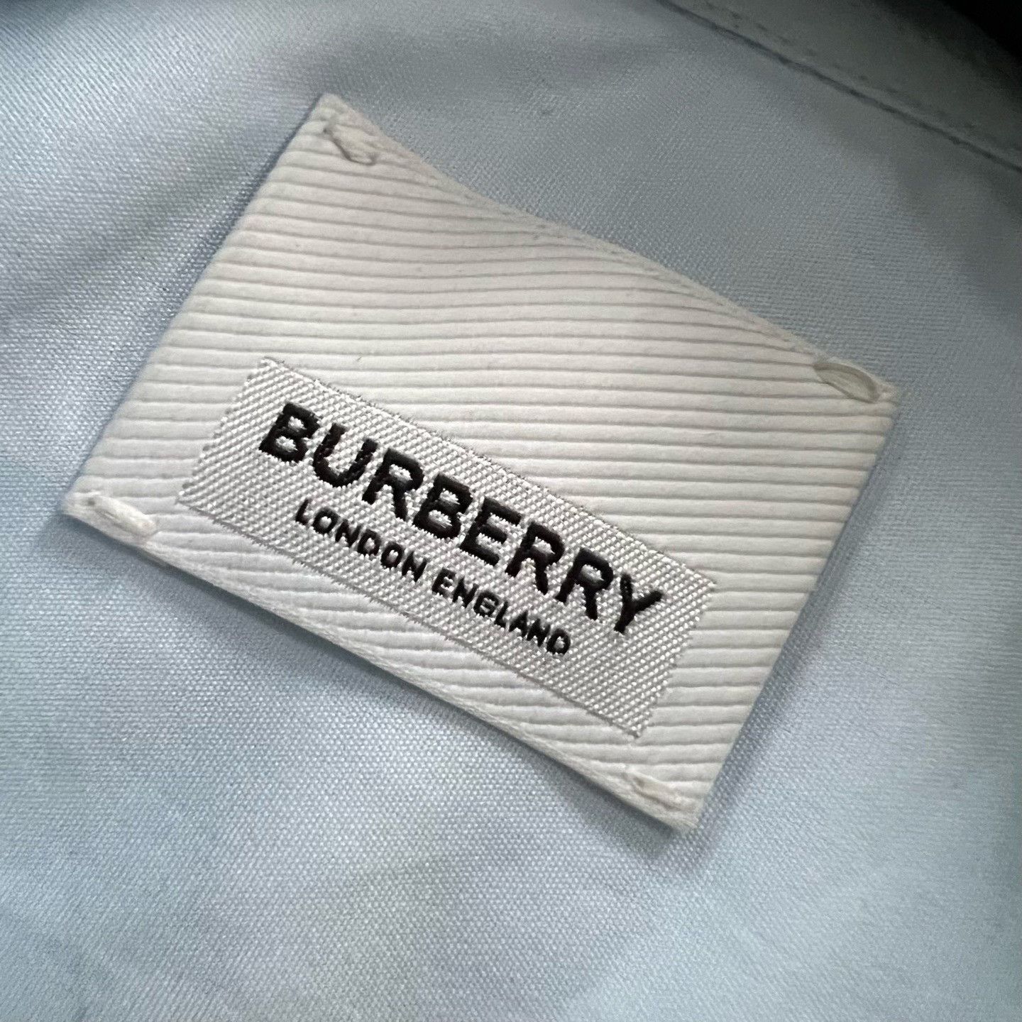 Burberry Burberry Embroidered Blue Shirt xxs Men Size US XXS / EU 40 - 4 Thumbnail