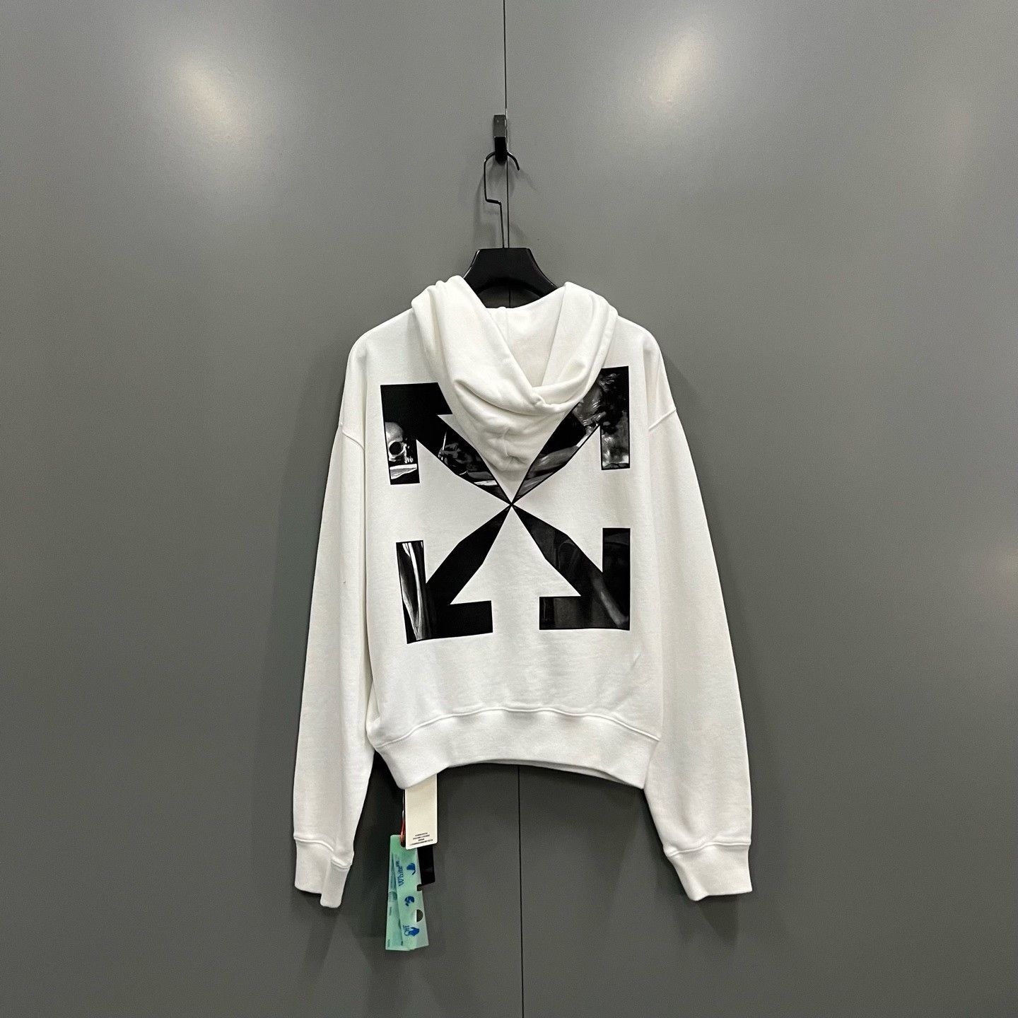 Off-White Off-White Printed White Hoodie S Women Size S / US 4 / IT 40 - 3 Thumbnail