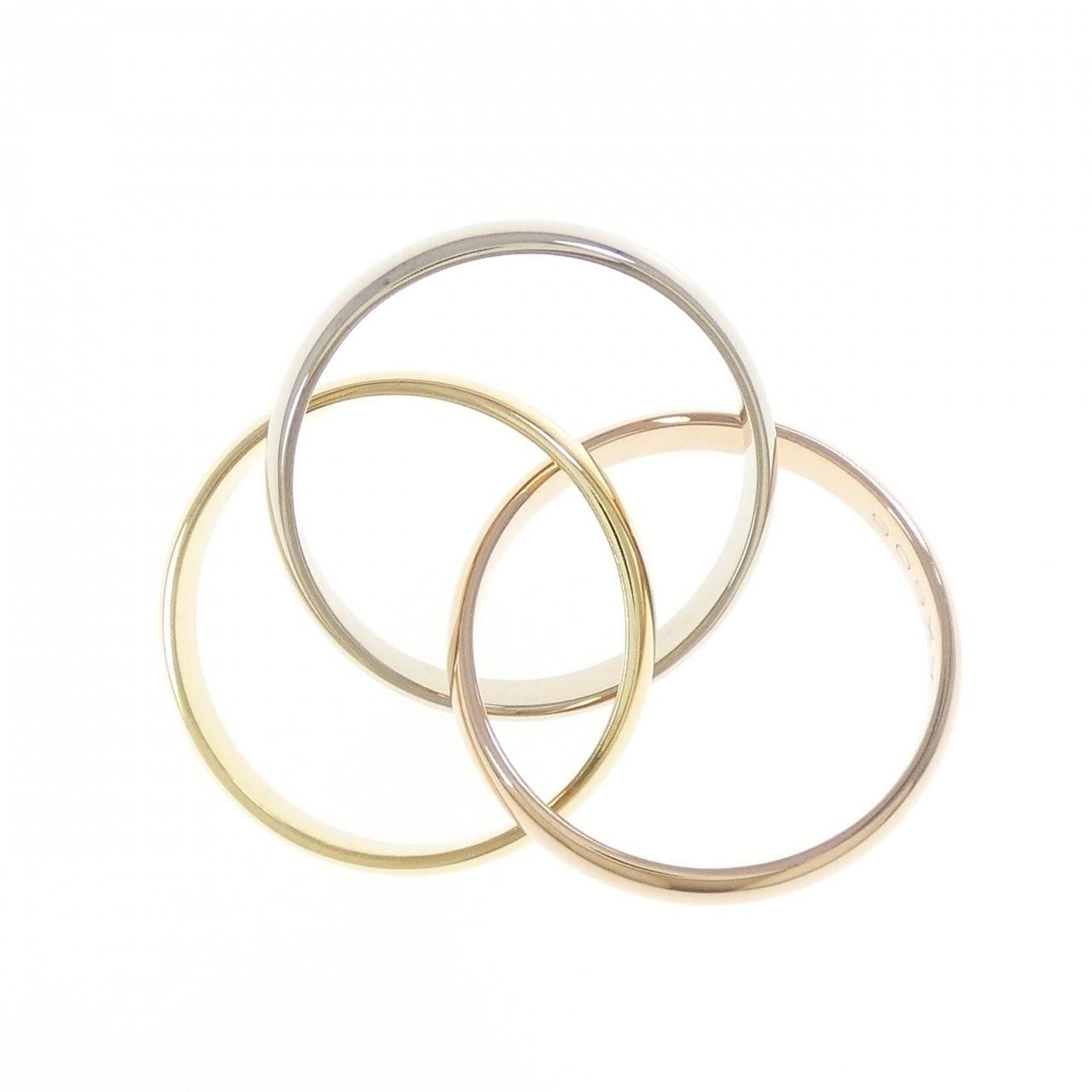Cartier Cartier Cartier Trinity 18K Three Gold Ring Size 16 Precious Metal Ring DUTY FREE for USA Size ONE SIZE - 3 Thumbnail