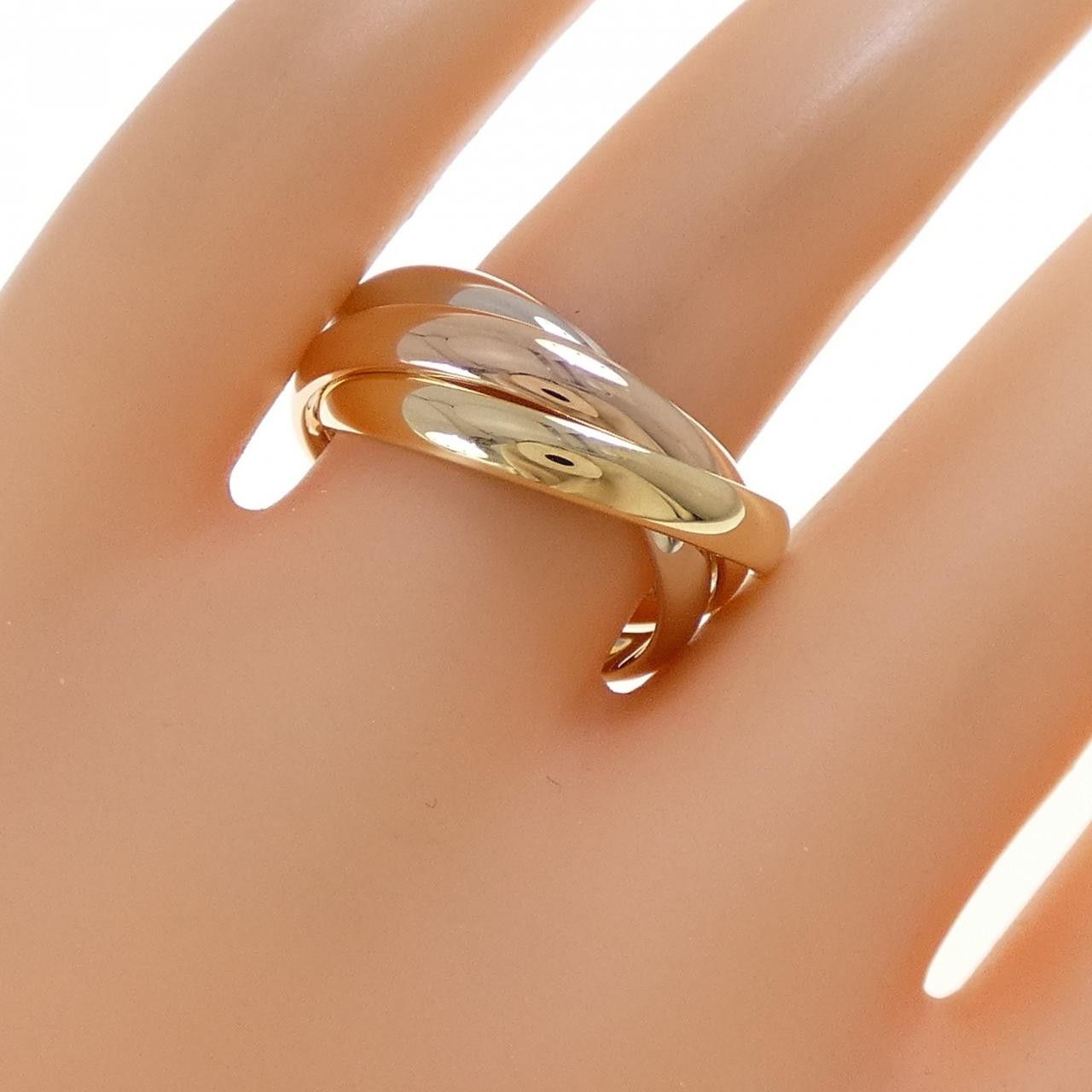 Cartier Cartier Cartier Trinity 18K Three Gold Ring Size 16 Precious Metal Ring DUTY FREE for USA Size ONE SIZE - 5 Thumbnail