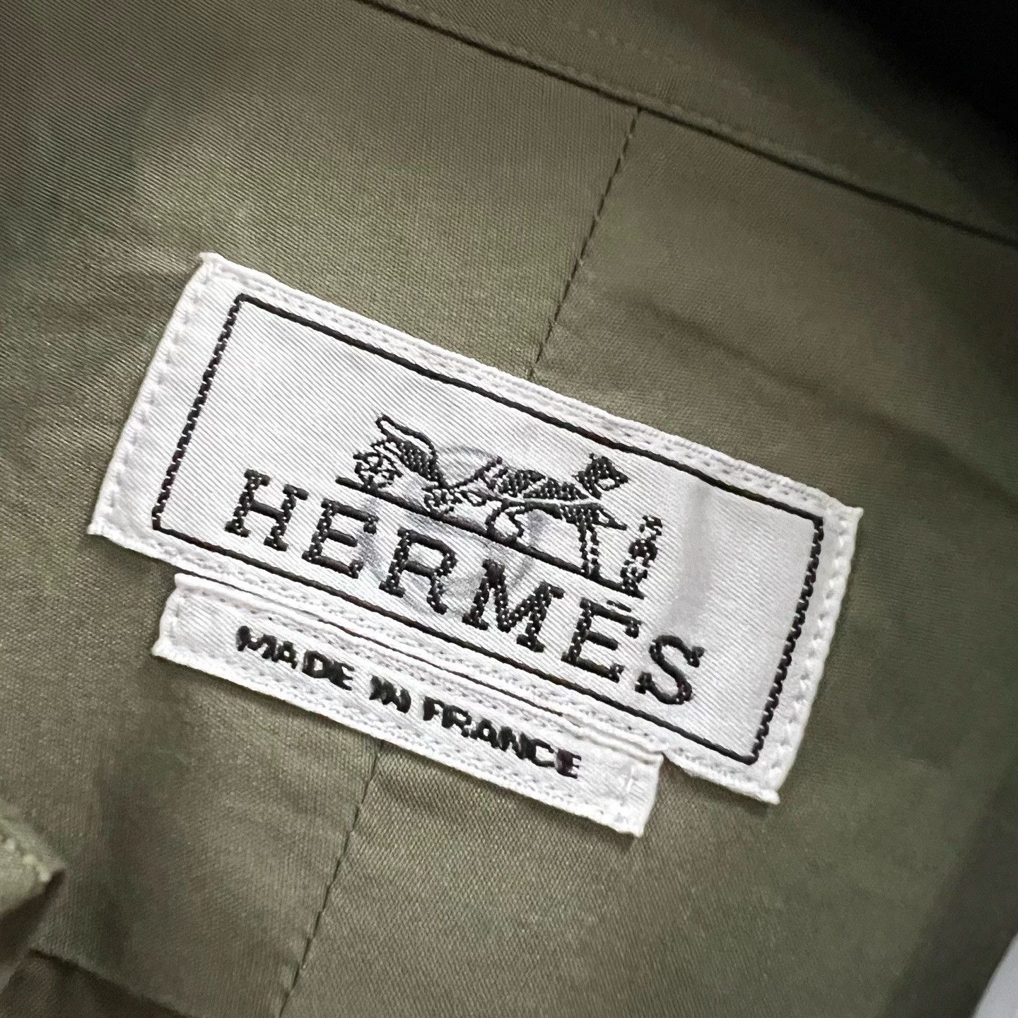 Hermes Hermes Patchwork Green Shirt xxs Men Size US XXS / EU 40 - 4 Thumbnail