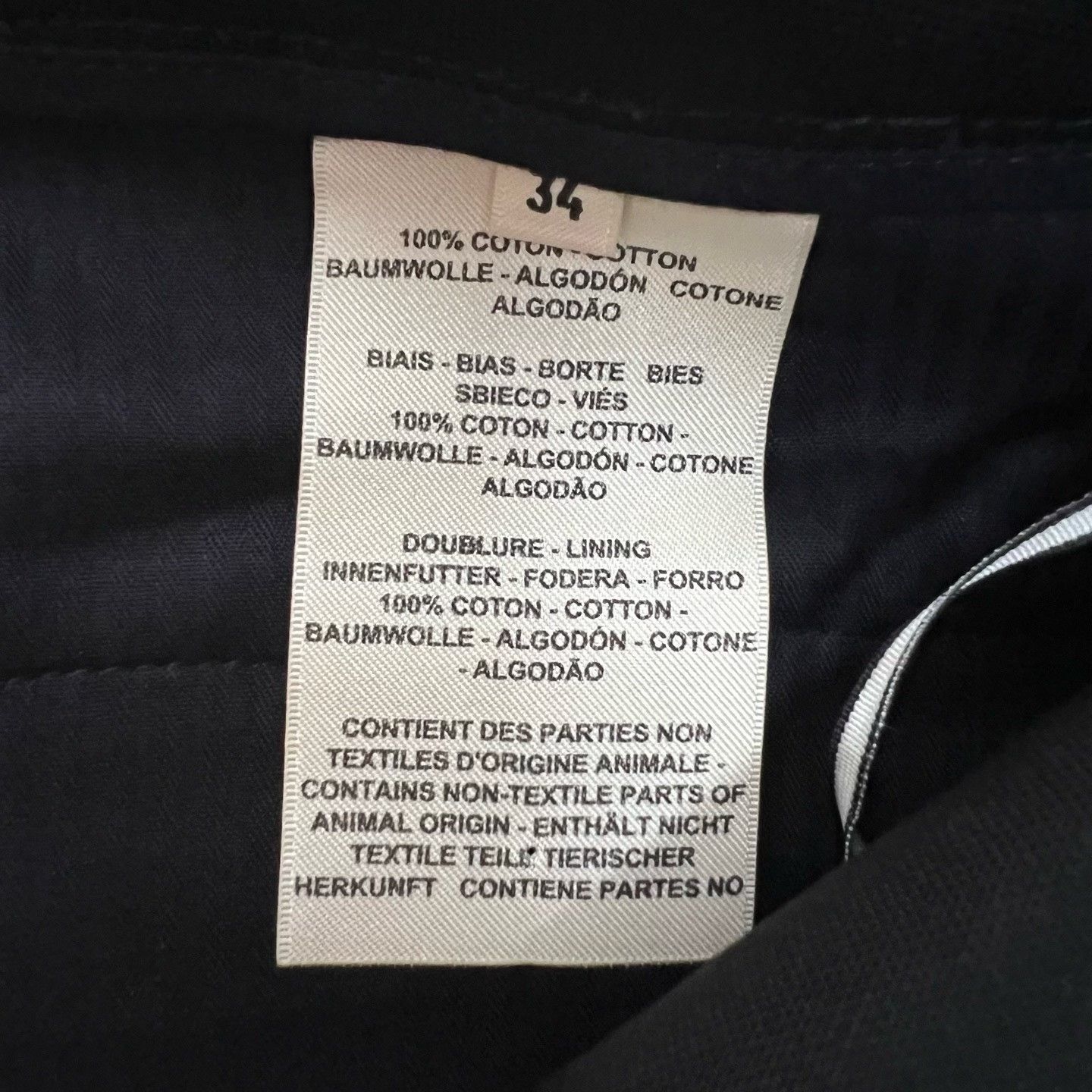 Hermes Hermes Wide-Leg Black Pants 34 Women Size 34" / US 12 / IT 48 - 5 Thumbnail