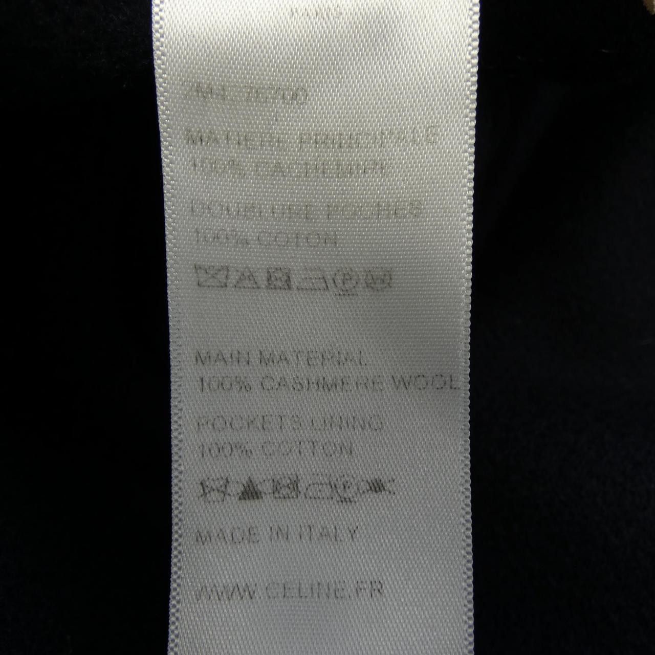 Celine Celine CELINE 100 Percent Cashmere Coat Textile Outerwear 2M4276700 DUTY FREE for USA Size ONE SIZE - 3 Thumbnail