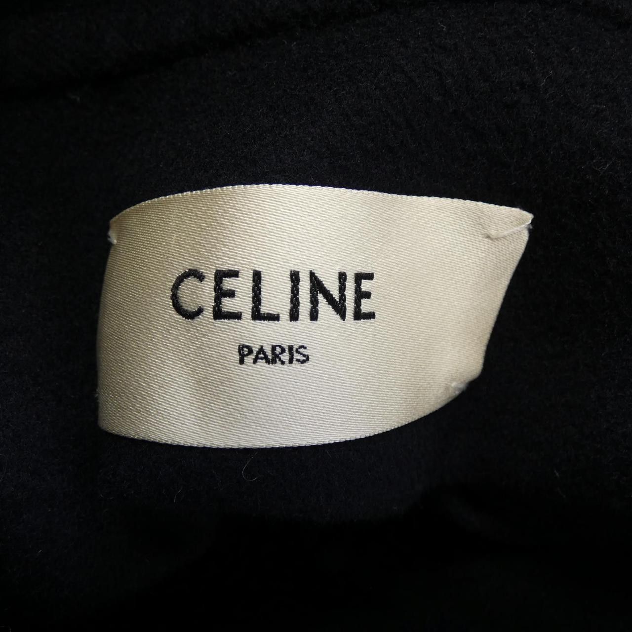 Celine Celine CELINE 100 Percent Cashmere Coat Textile Outerwear 2M4276700 DUTY FREE for USA Size ONE SIZE - 4 Thumbnail