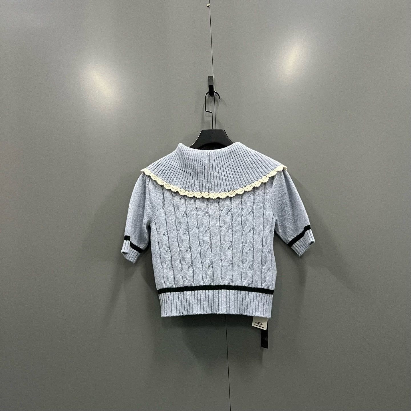Miu Miu Miu Miu Knit Blue Sweater it_36 Women Size XS / US 0-2 / IT 36-38 - 3 Thumbnail