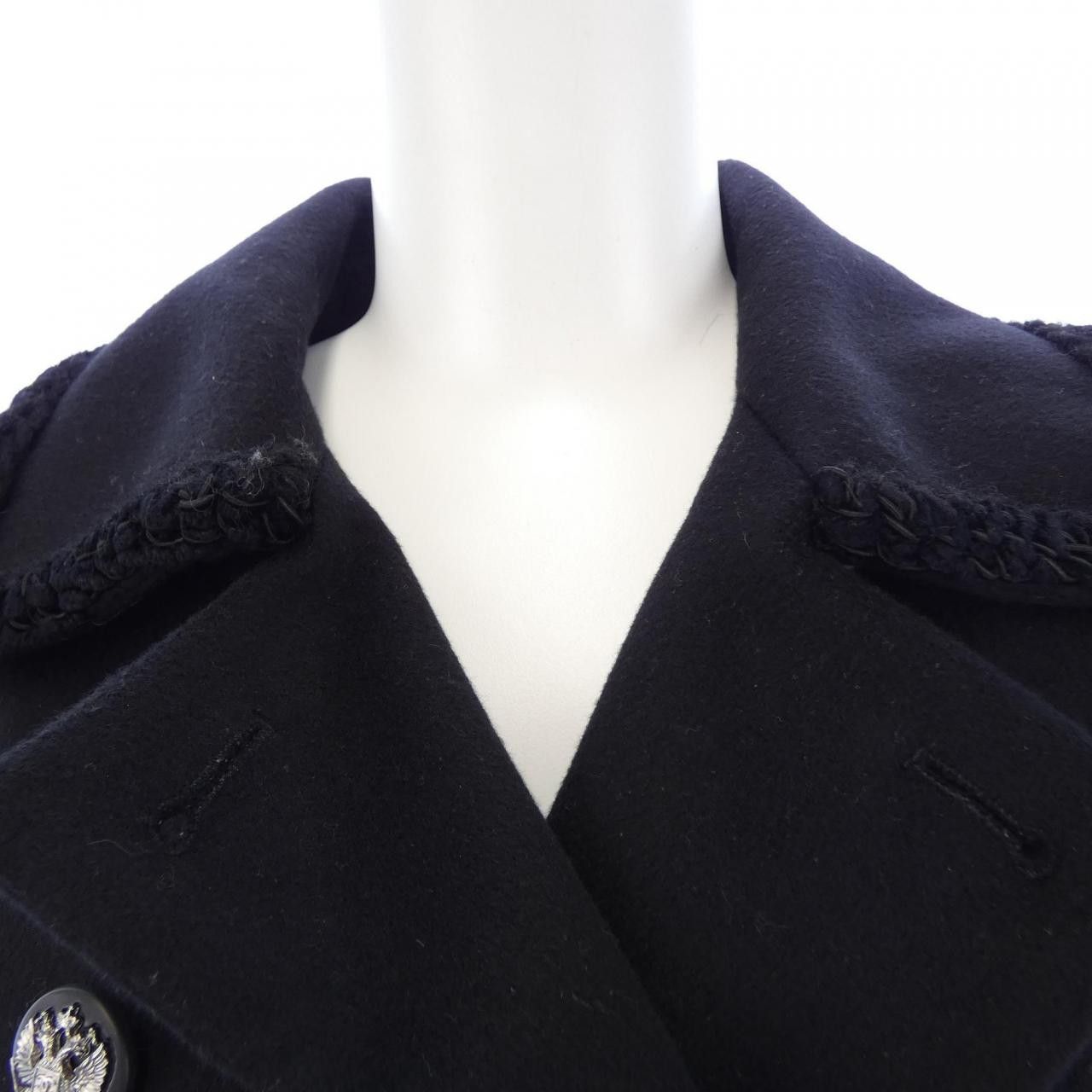 Chanel Chanel Chanel 100 Percent Cashmere Coat Textile Outerwear P36033V24388 DUTY FREE for USA Size ONE SIZE - 5 Thumbnail