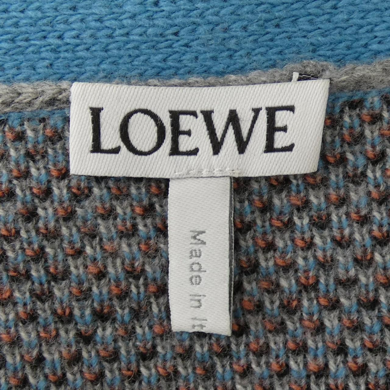 Loewe Loewe Loewe Wool Cardigan Textile Tops S3298140SM DUTY FREE for USA Size ONE SIZE - 4 Thumbnail