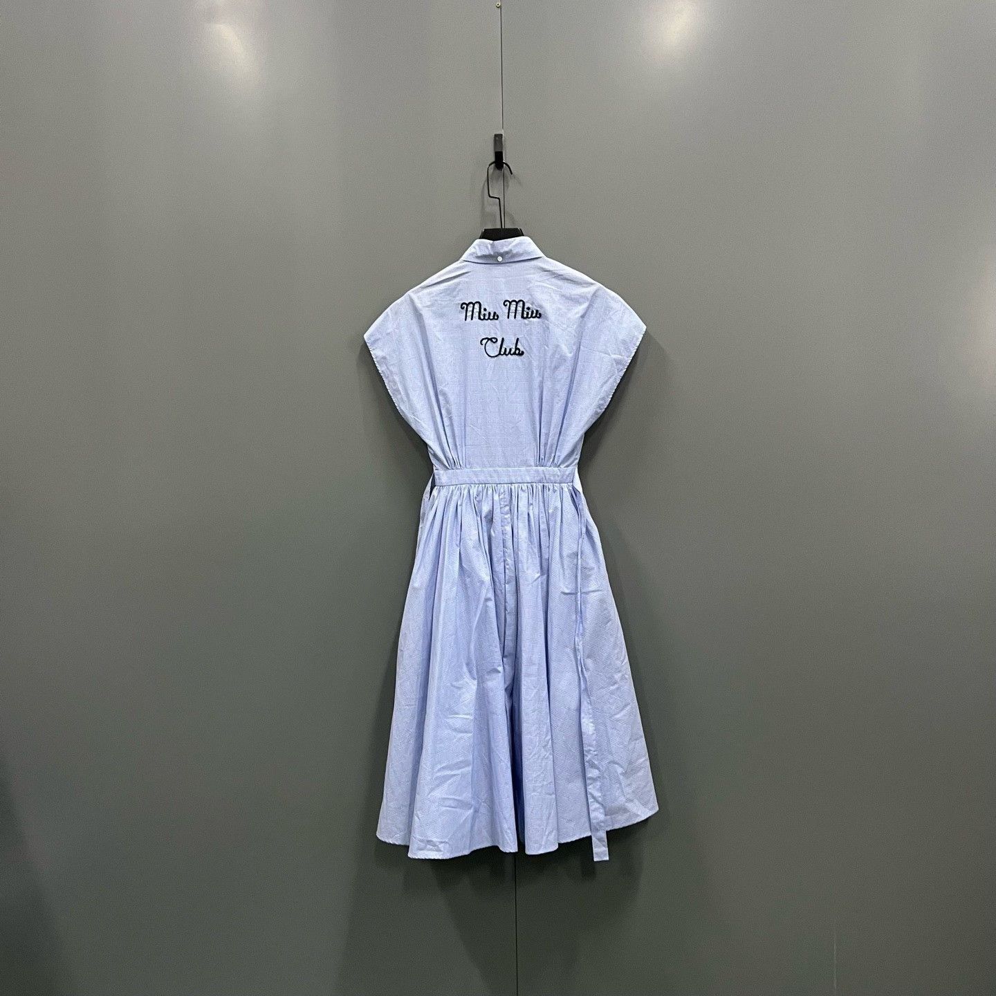 Miu Miu Miu Miu Blue Dress it_36 Women Size XS / US 0-2 / IT 36-38 - 3 Thumbnail
