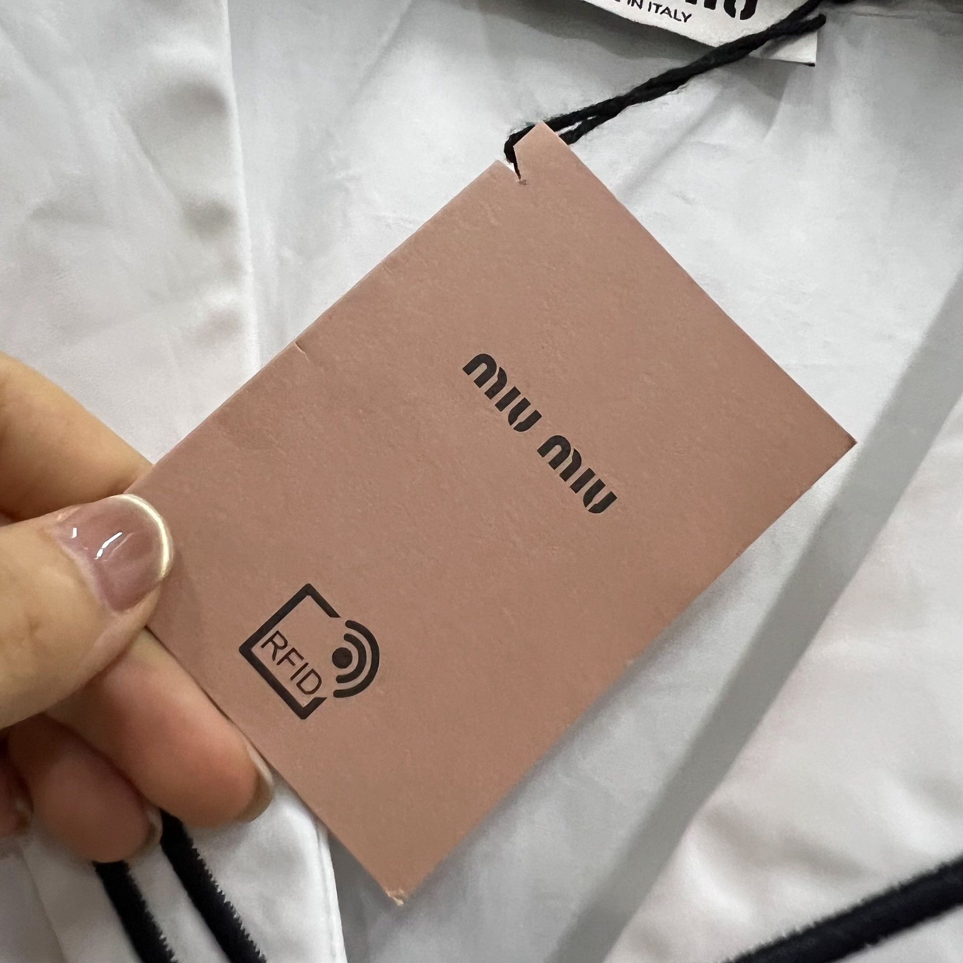 Miu Miu Miu Miu Striped White Button Up it_38 Women Size XS / US 0-2 / IT 36-38 - 4 Thumbnail