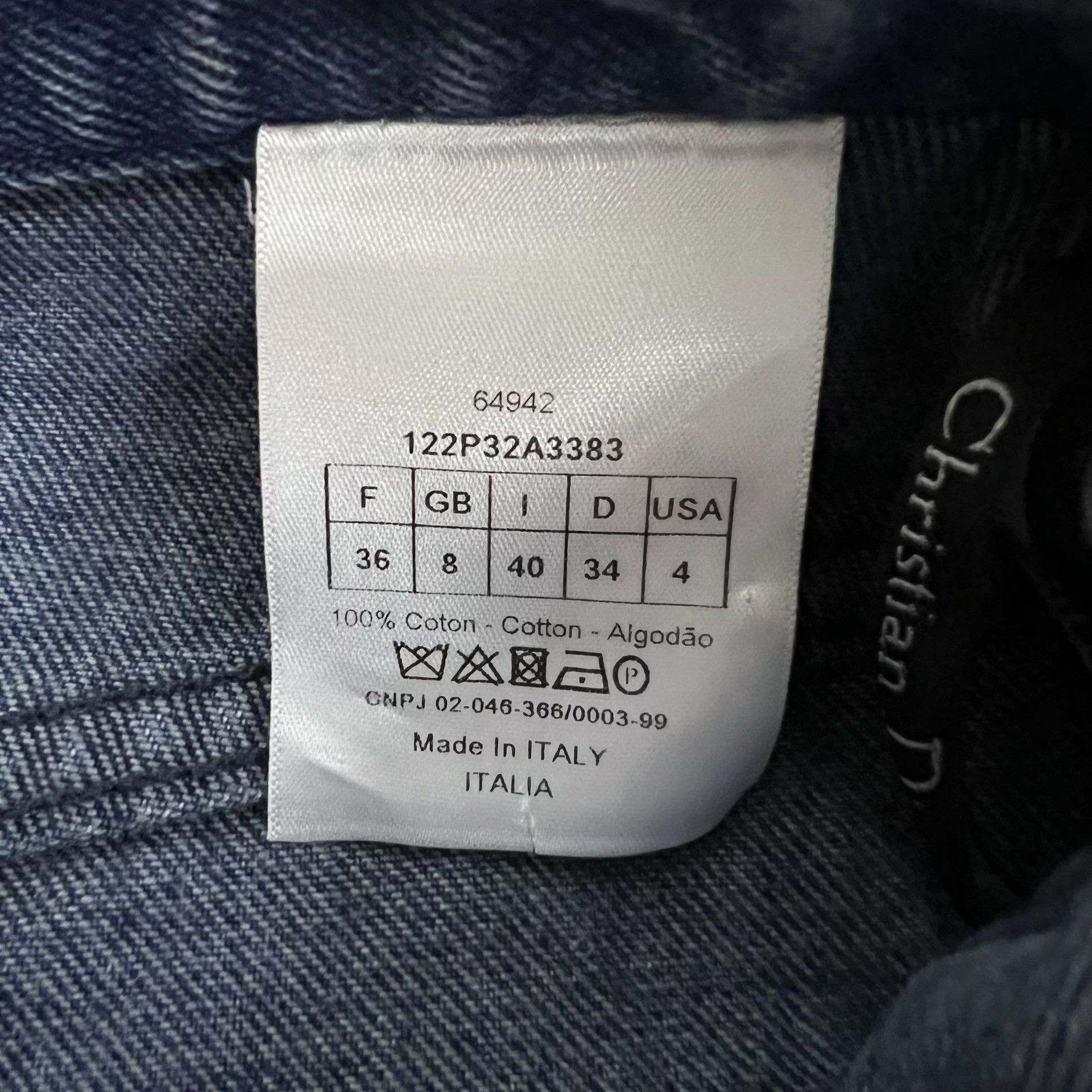 Dior Dior Denim Blue Jeans 36 Women Size 36" / US 14 / IT 50 - 4 Thumbnail