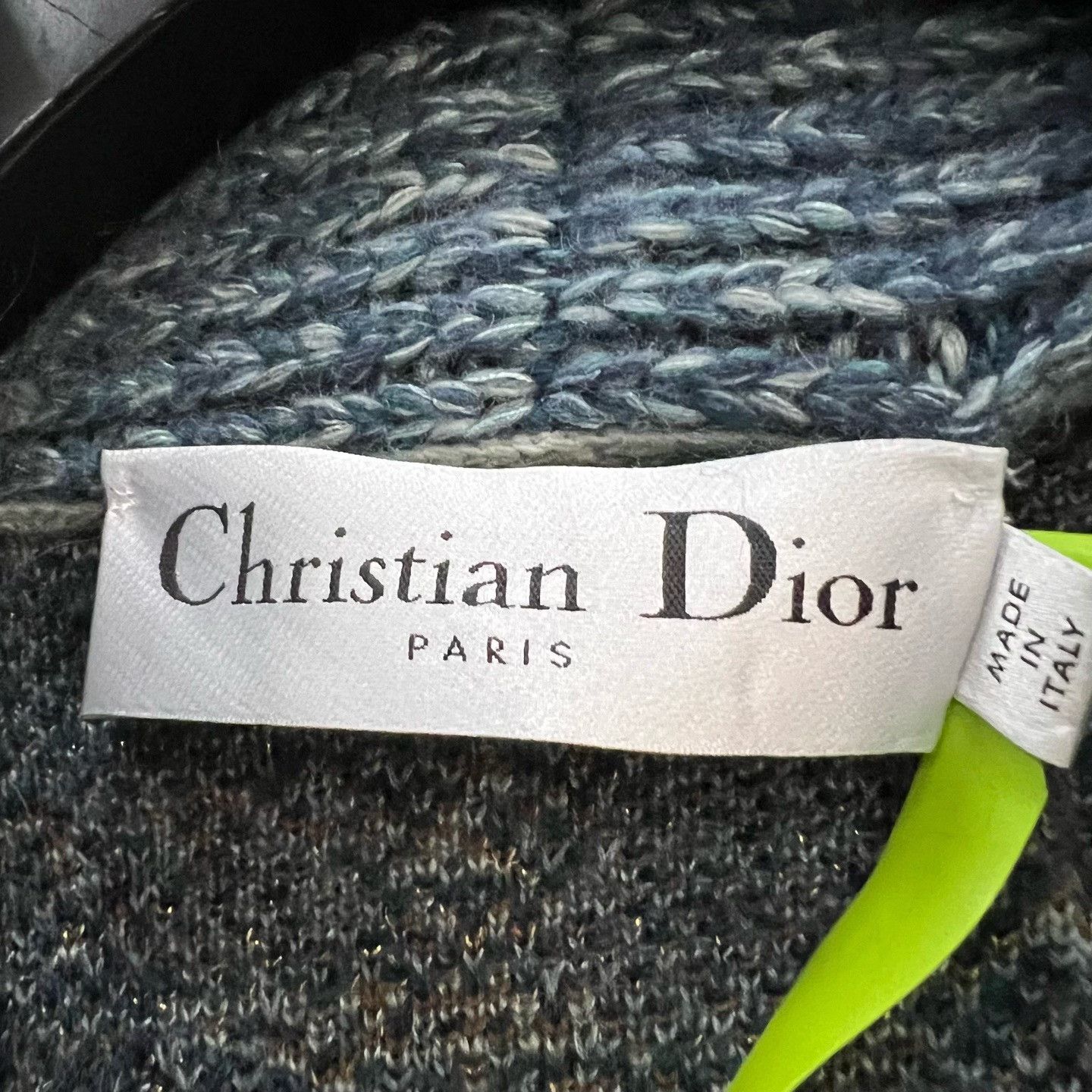 Dior Dior Floral Embroidered Blue Sweater M Women Size M / US 6-8 / IT 42-44 - 3 Thumbnail