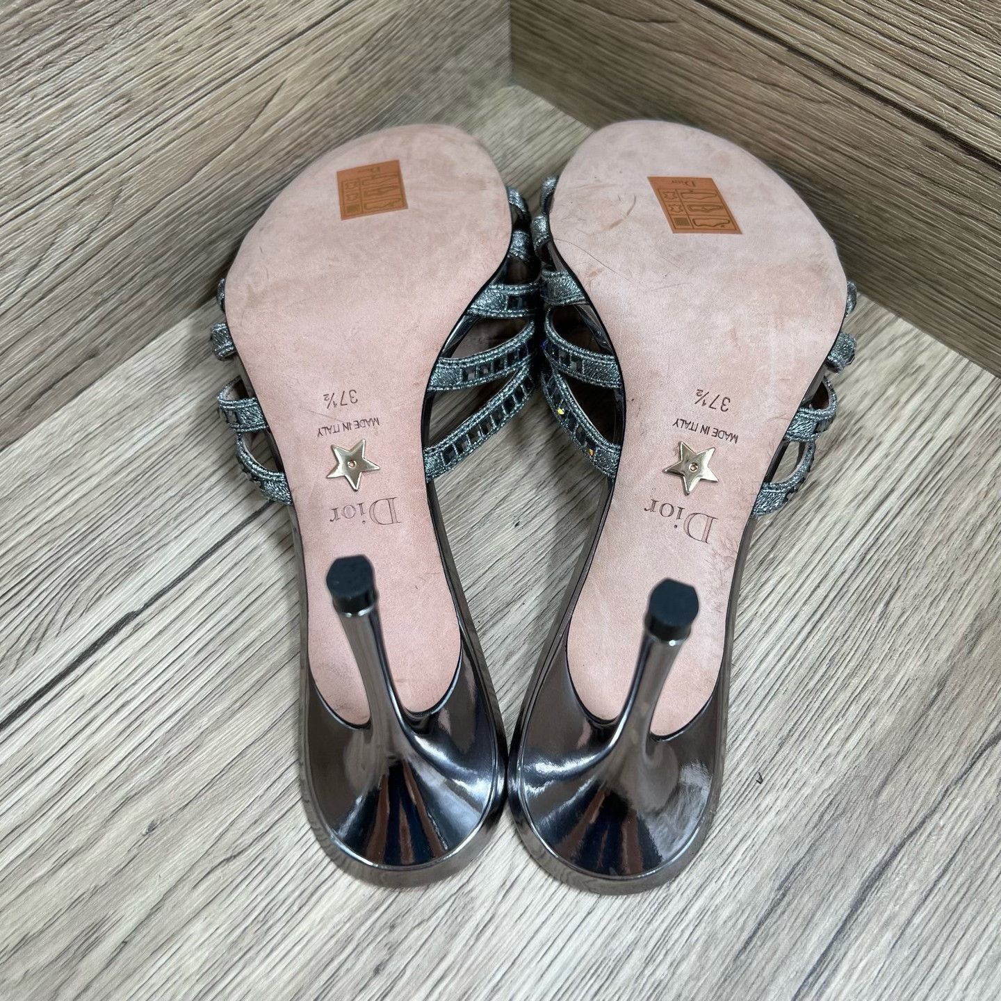 Dior Dior Silver Sandals us_7-5 Women Size US 7.5 / IT 37.5 - 5 Thumbnail