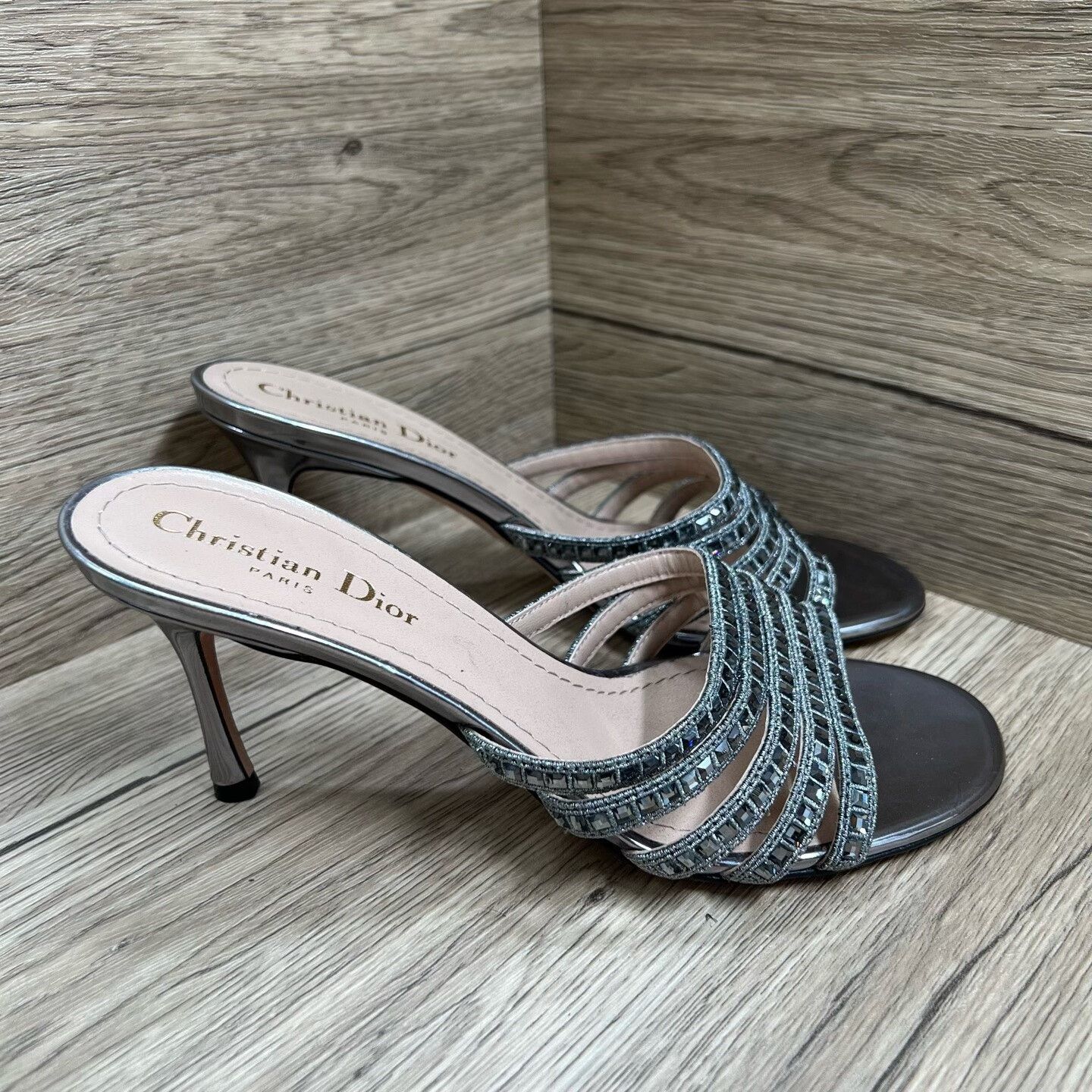 Dior Dior Silver Sandals us_7-5 Women Size US 7.5 / IT 37.5 - 3 Thumbnail