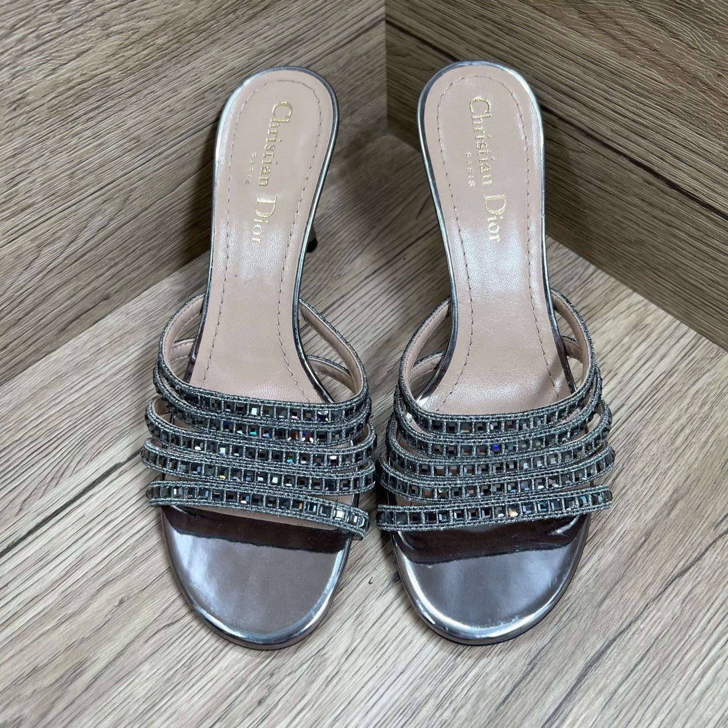 Dior Dior Silver Sandals us_7-5 Women Size US 7.5 / IT 37.5 - 2 Thumbnail