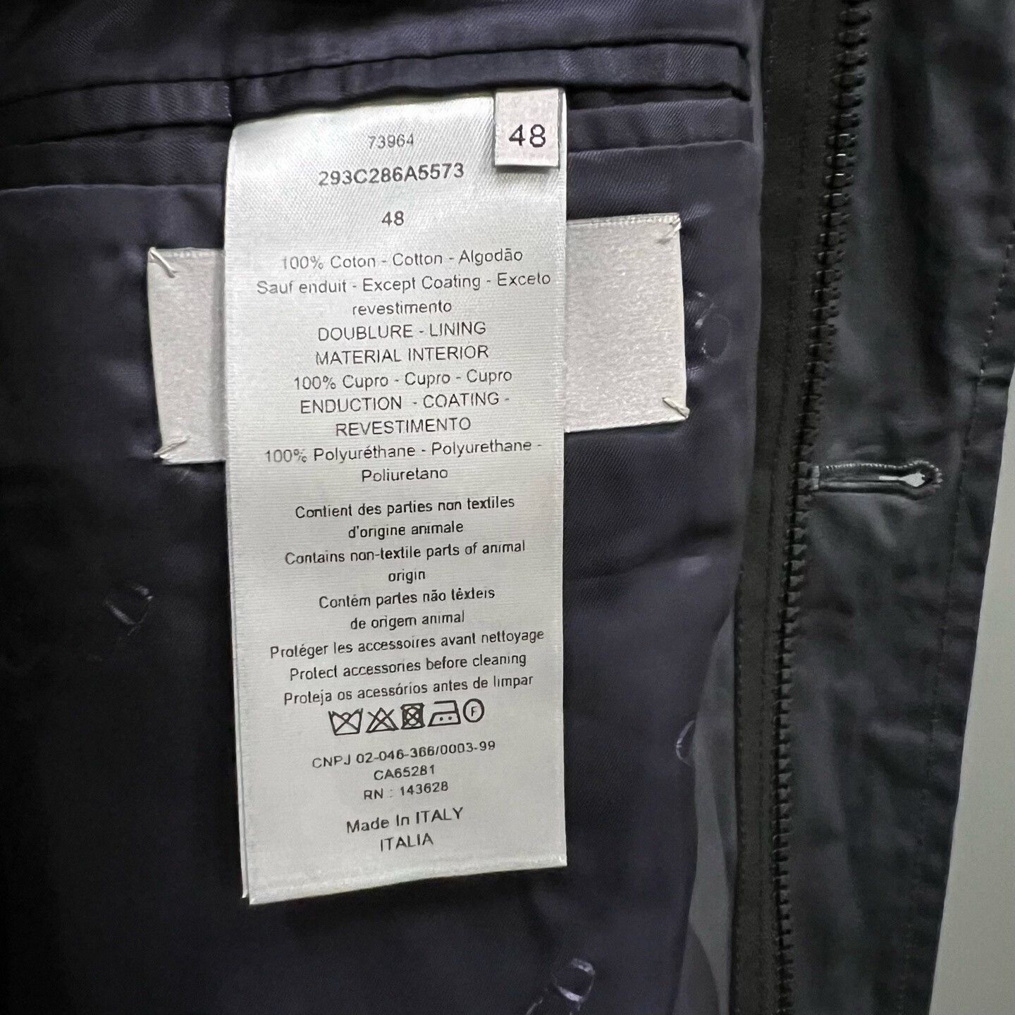 Dior Dior Blue Light Jacket m Men Size US M / EU 48-50 / 2 - 3 Thumbnail